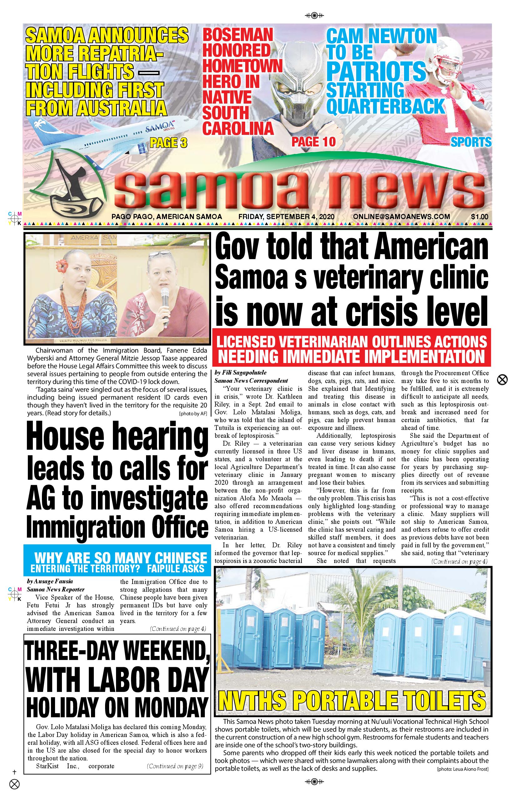 SN News Friday, Sept 04, 2020