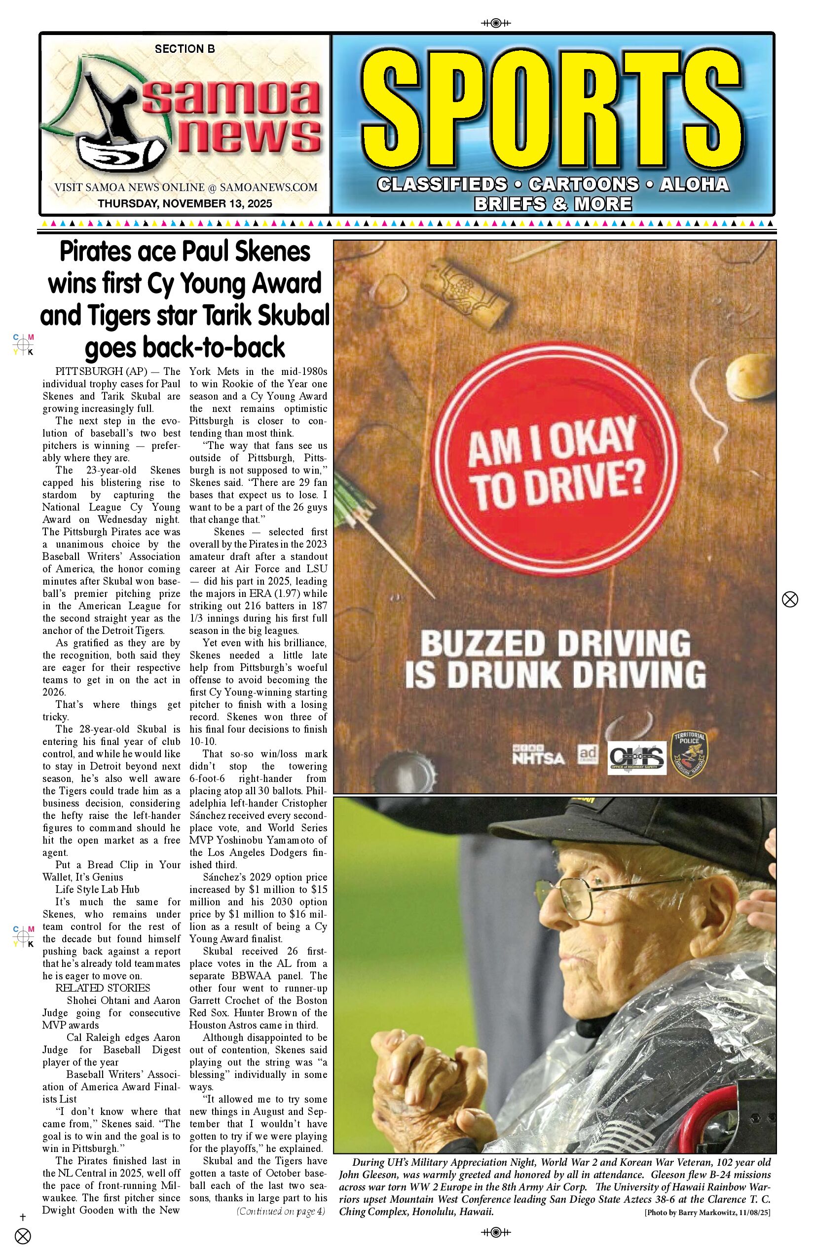 SN Sports Thursday, November 13, 2025