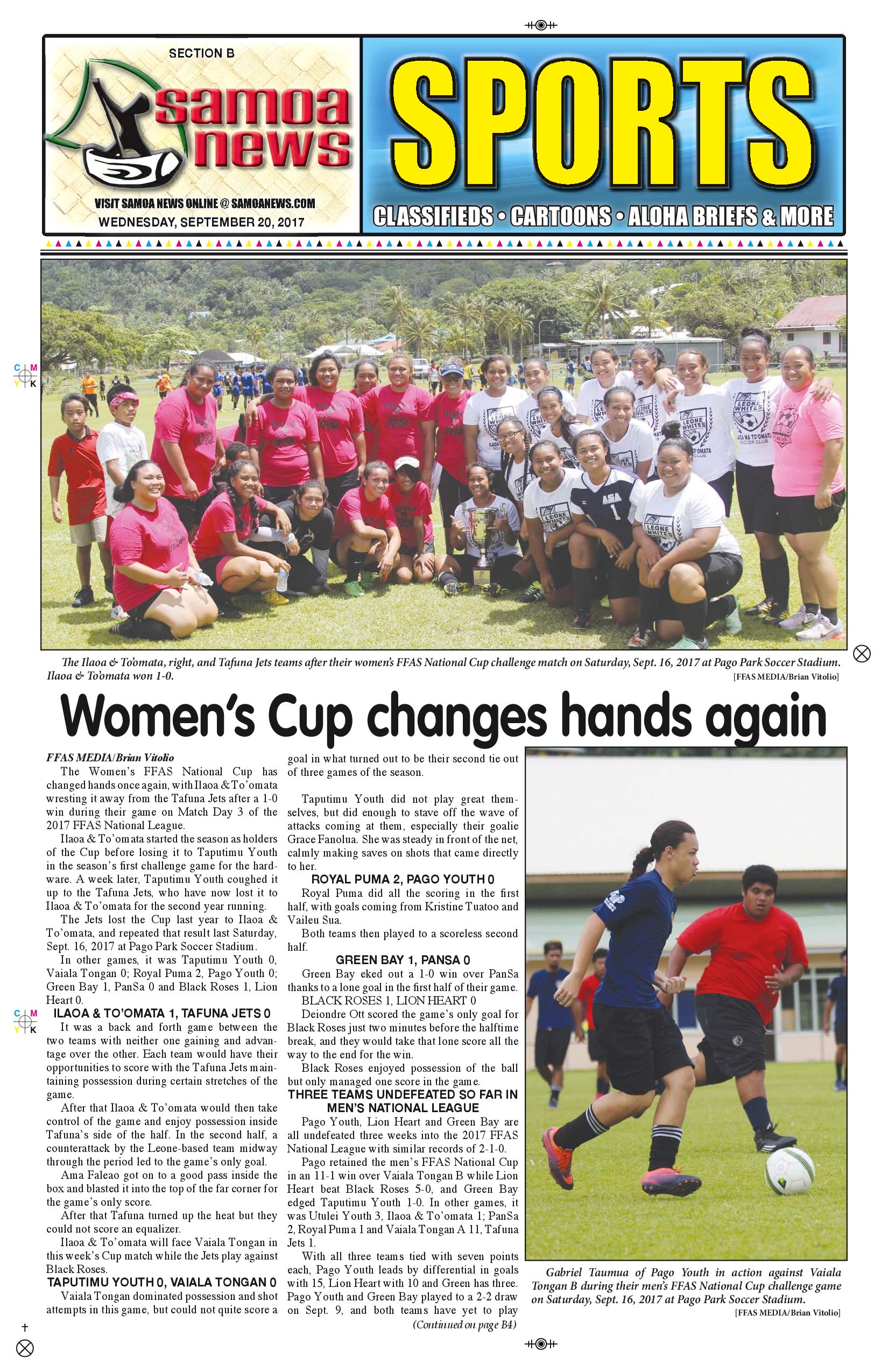 SN Sports Wednesday Sept. 20, 2017