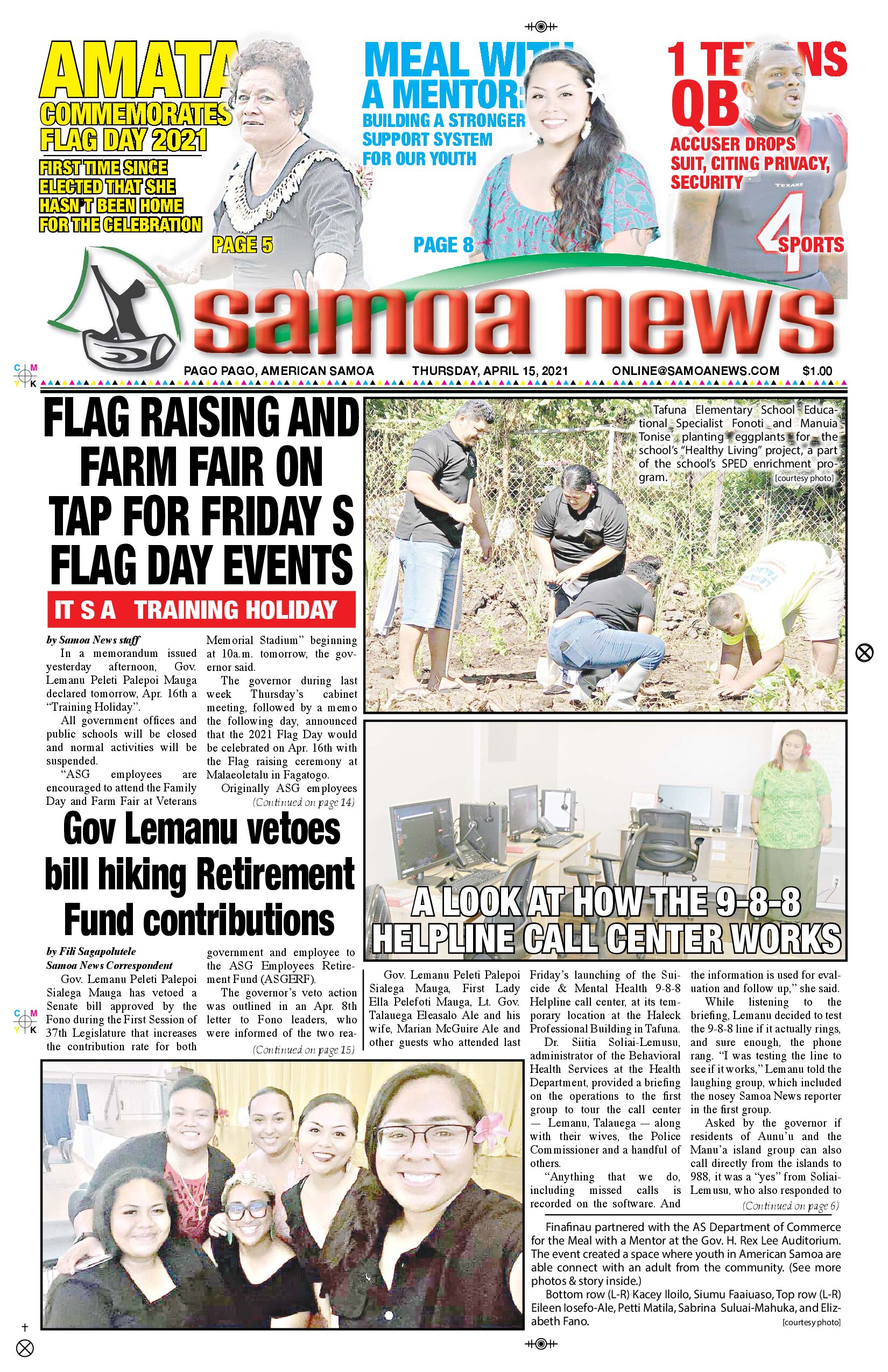 SN News Thursday, April 15, 2021