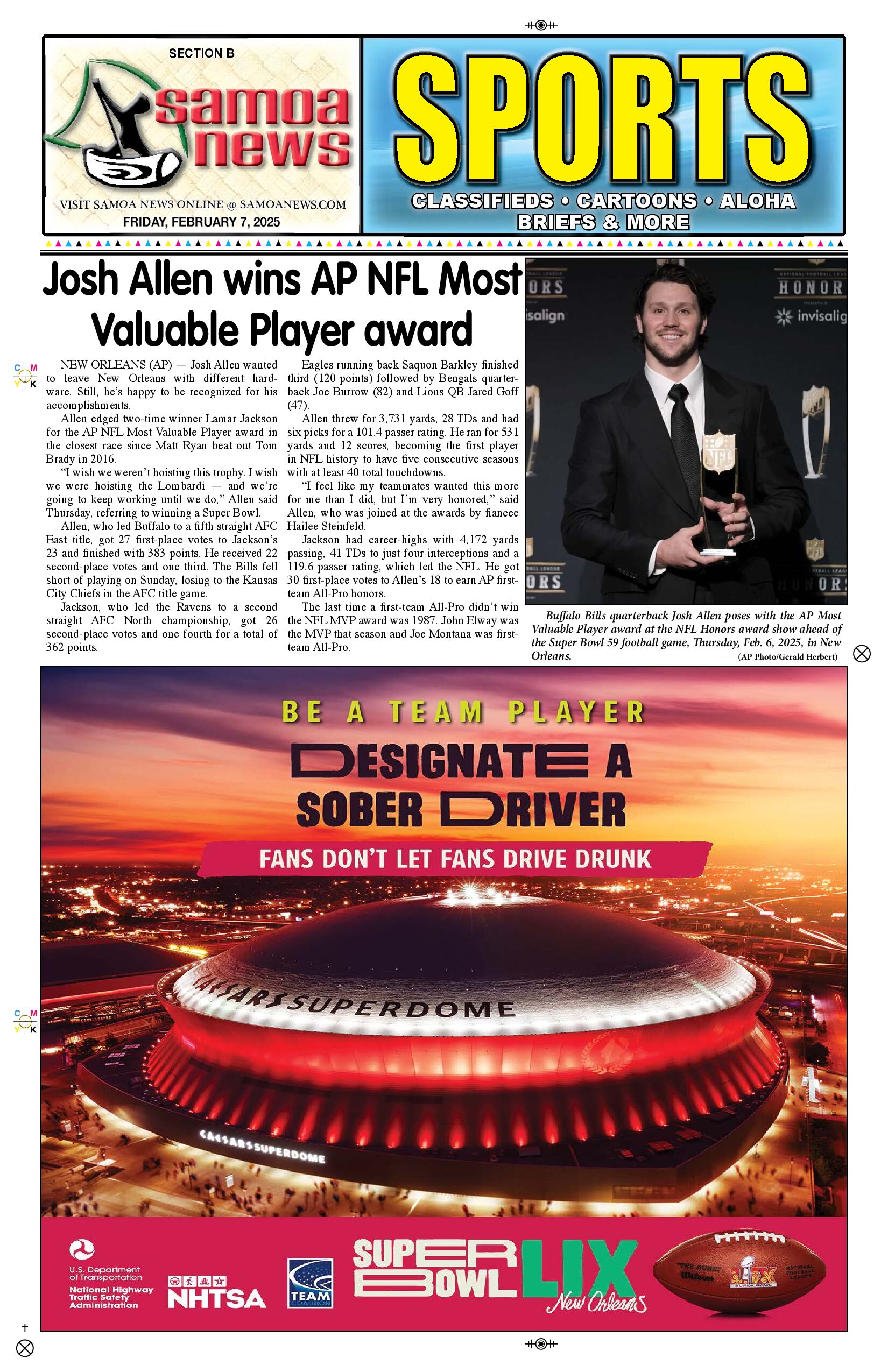 SN Sports Friday, Feruary 07, 2025