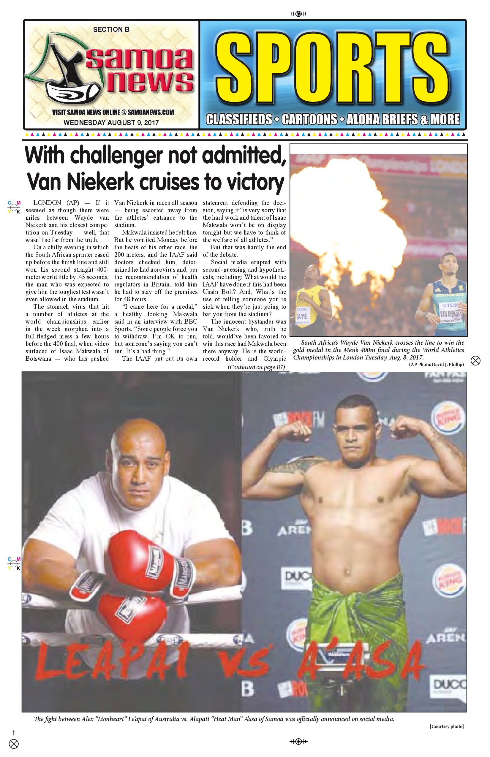 SN Sports Wednesday Aug. 09, 2017