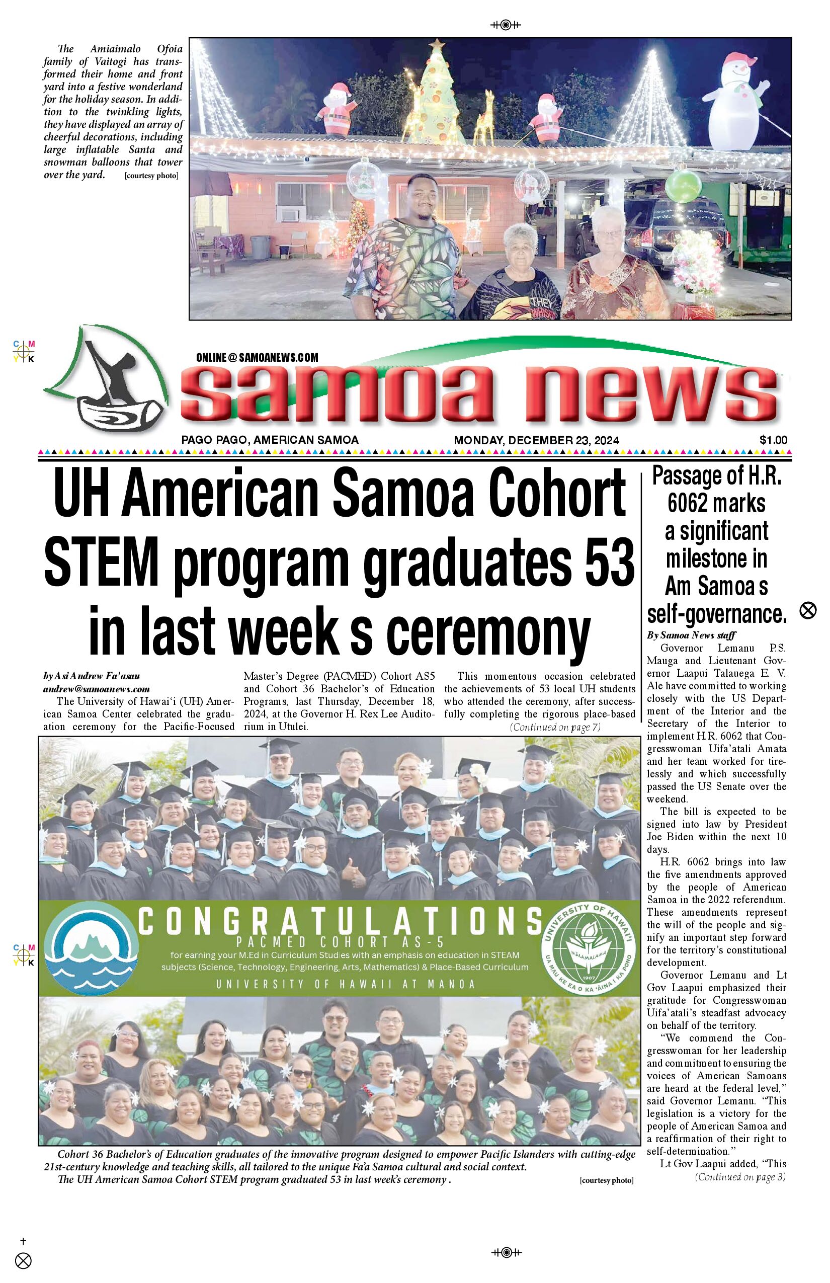 SN News Monday, December 23, 2024