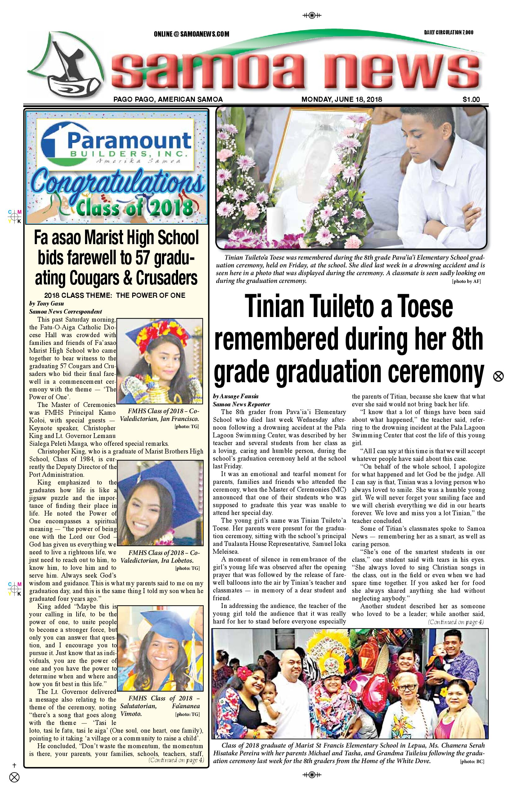 SN News Monday, June 18, 2018