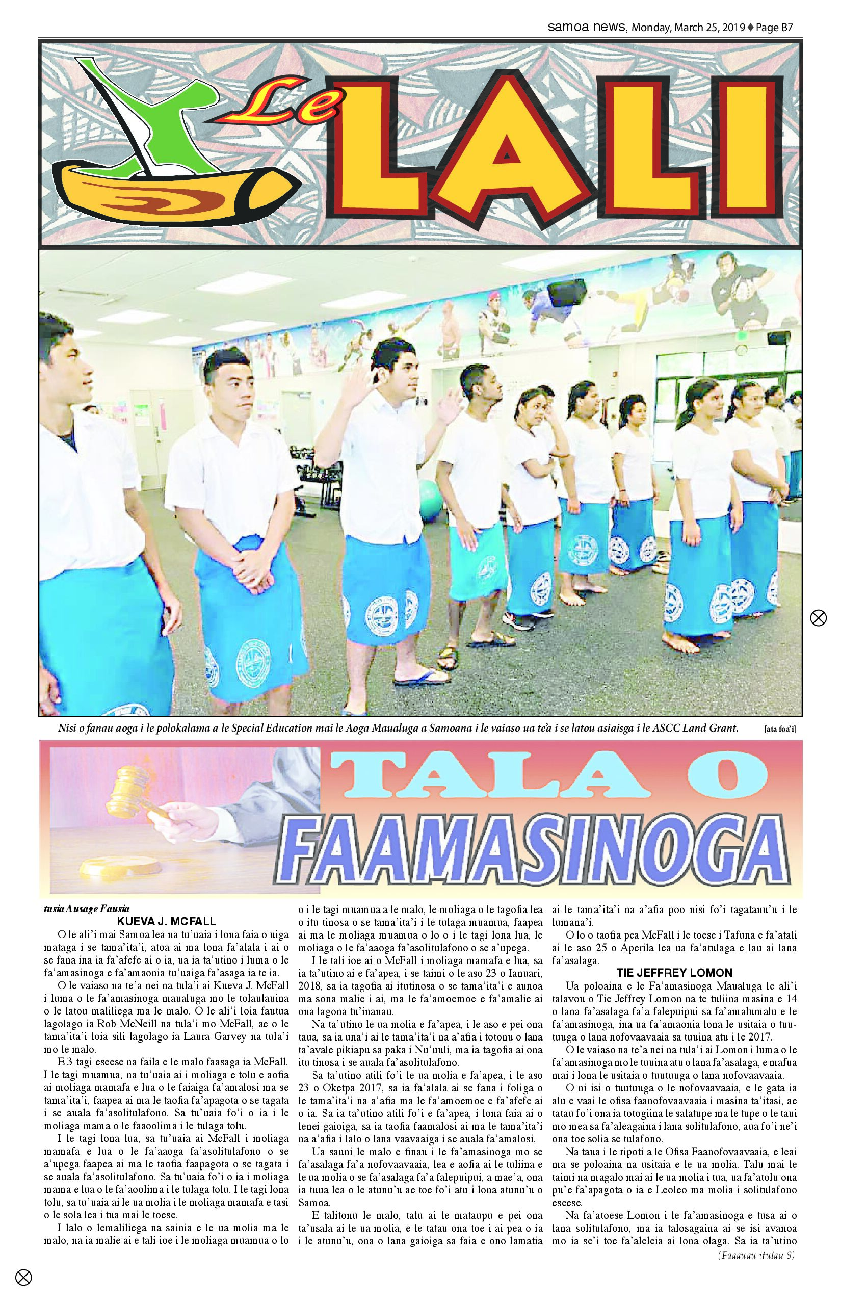 SN Lali Monday, March 25, 2019