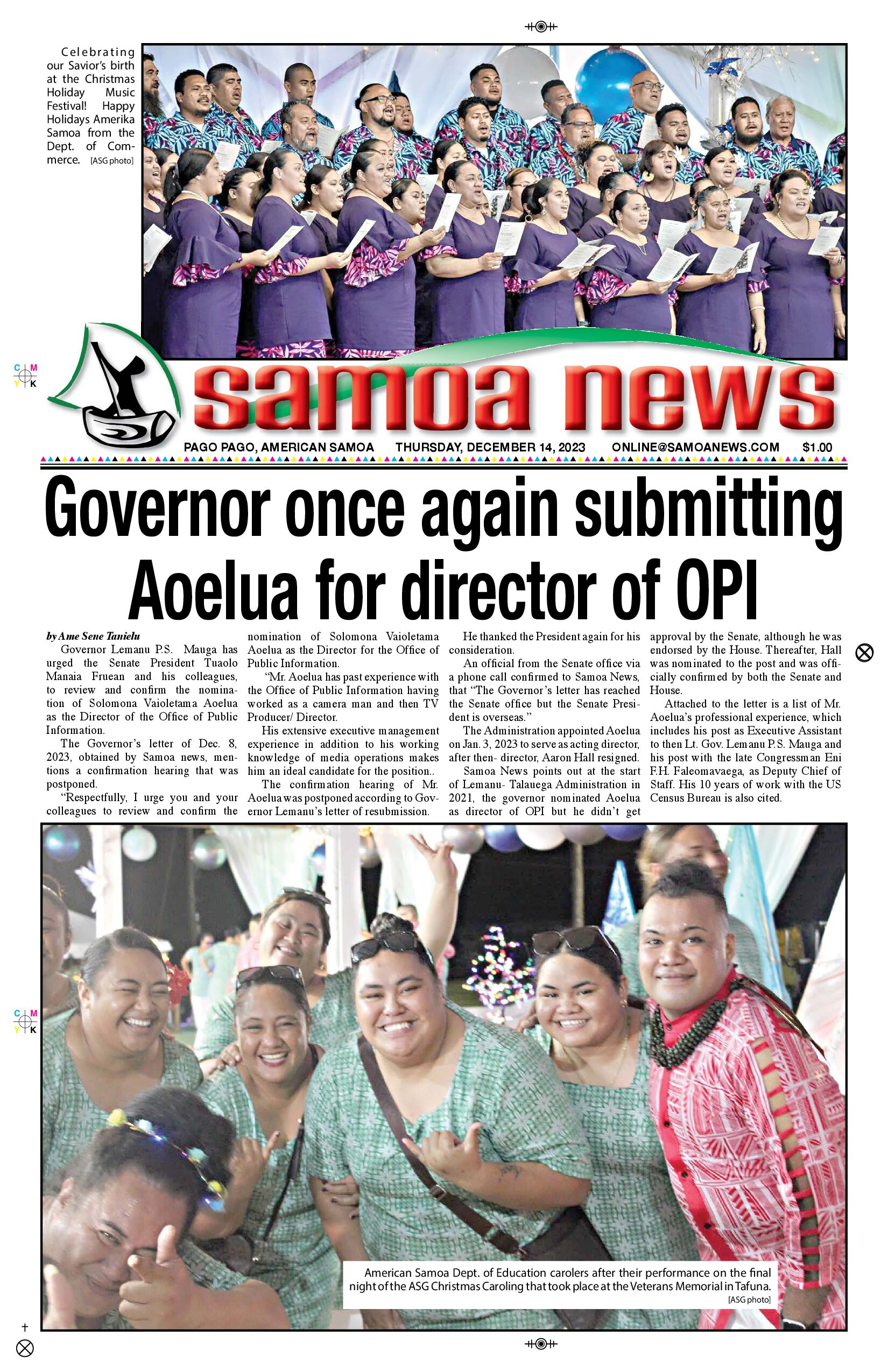 SN News Thursday, December 14, 2023