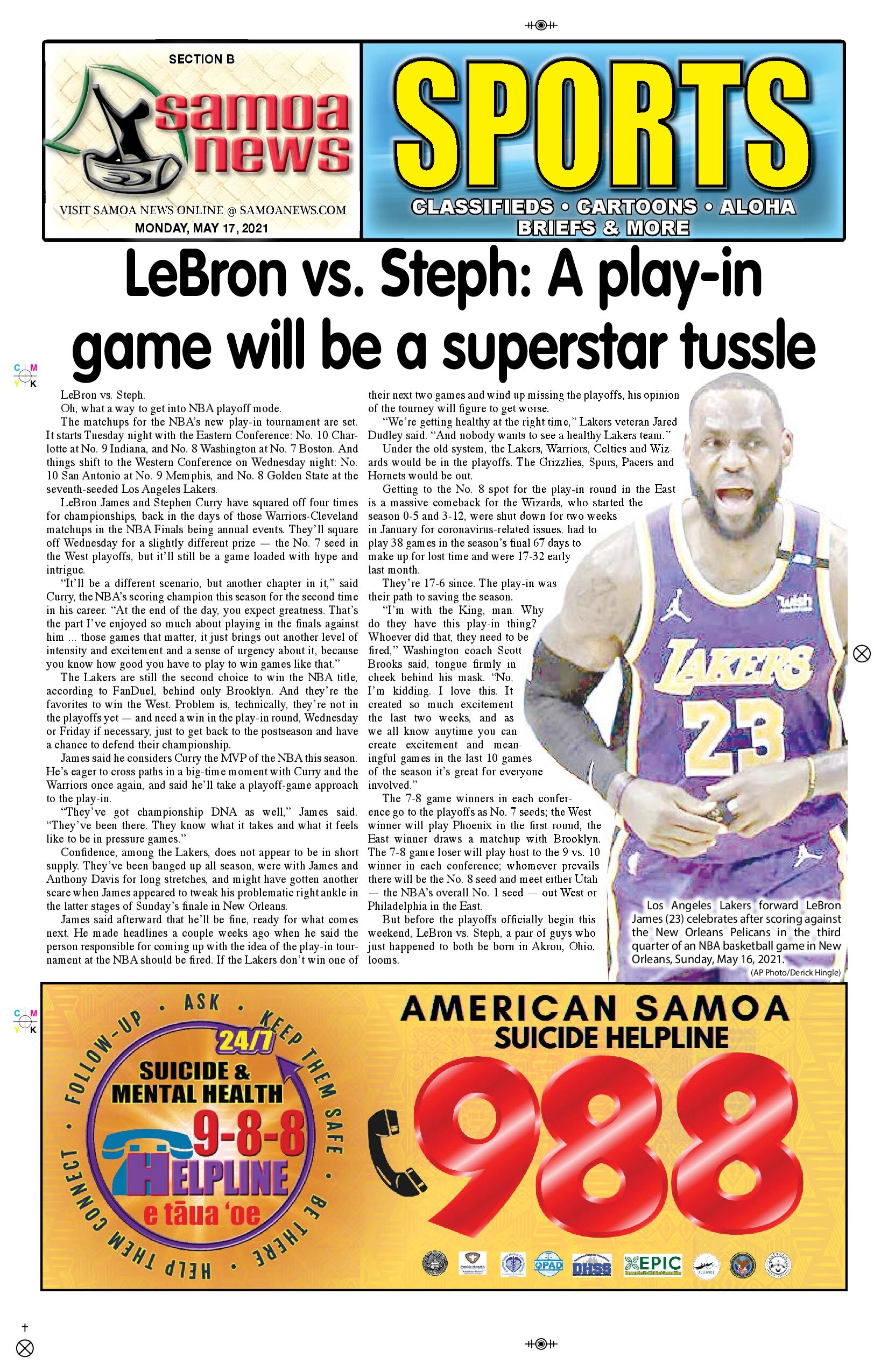 SN Sports Monday, May 17, 2021