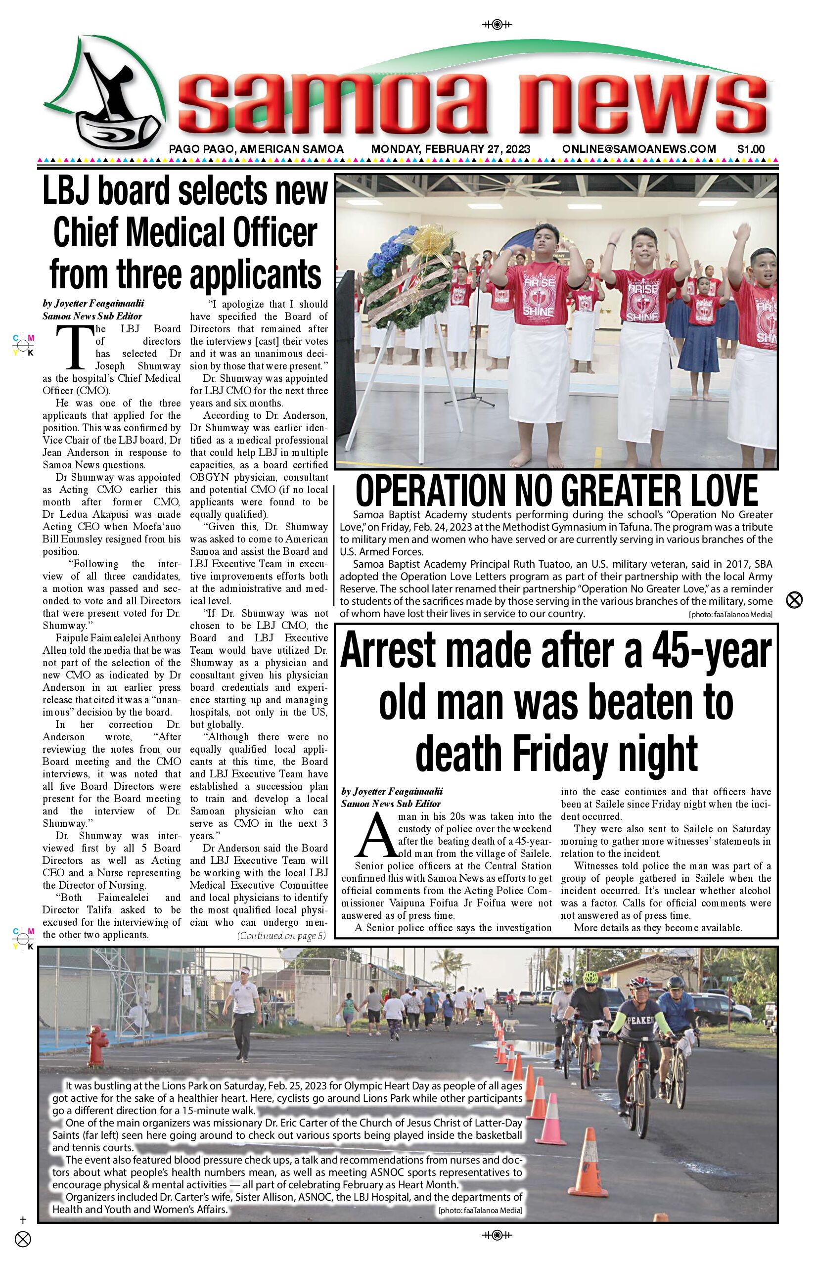 SN News Monday, February 27,  2023