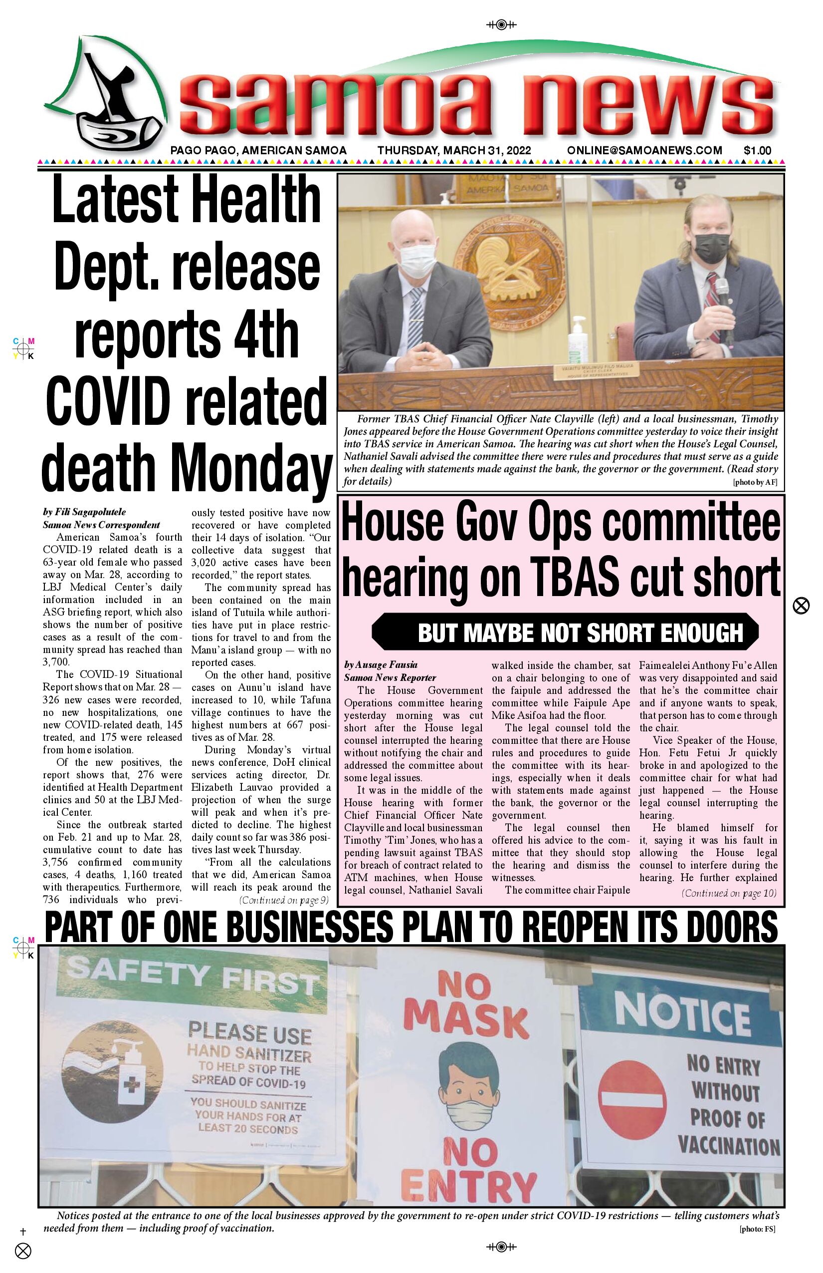 SN News Thursday, March 31, 2022