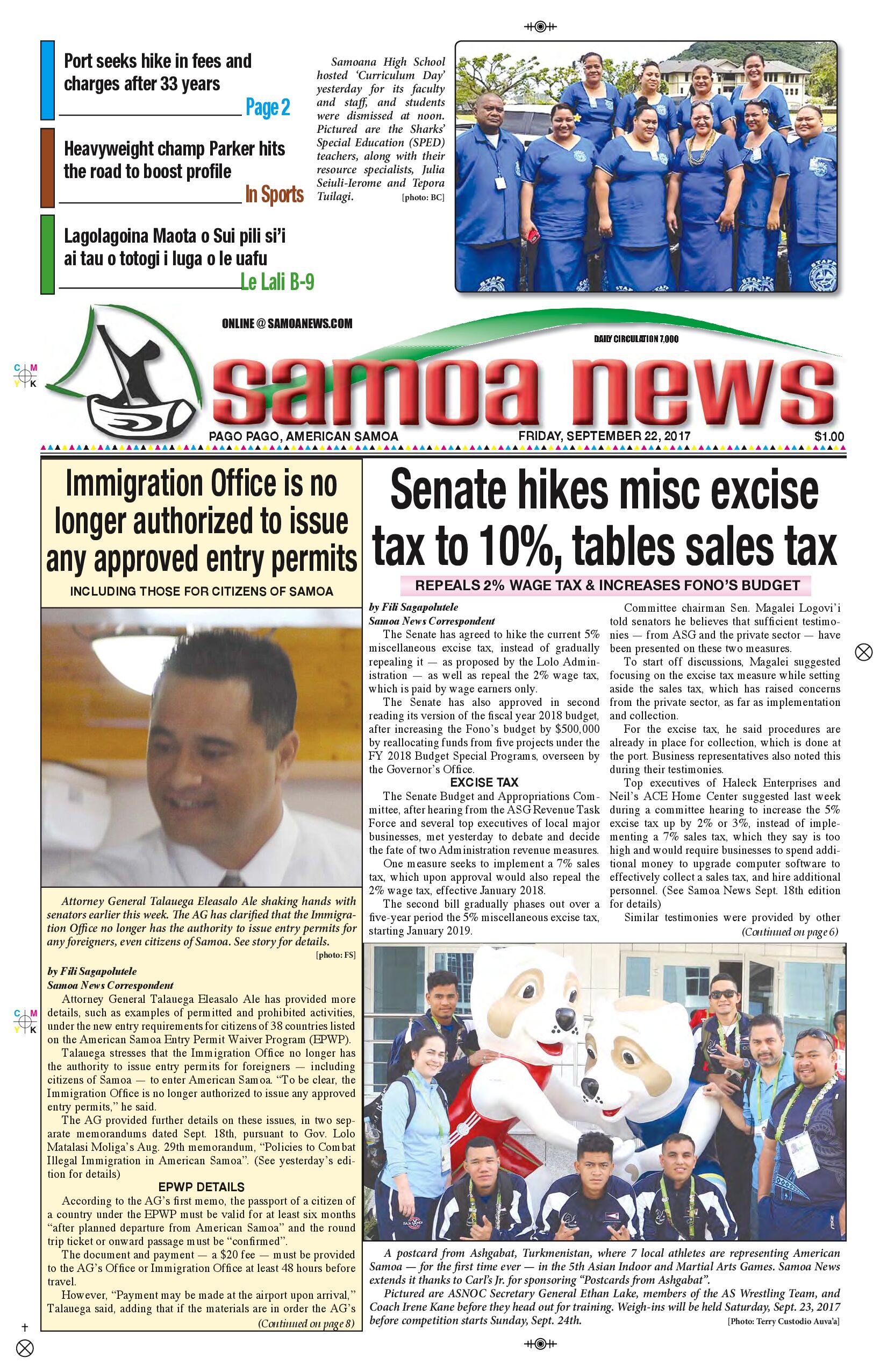 SN News Friday, Sept. 22, 2017