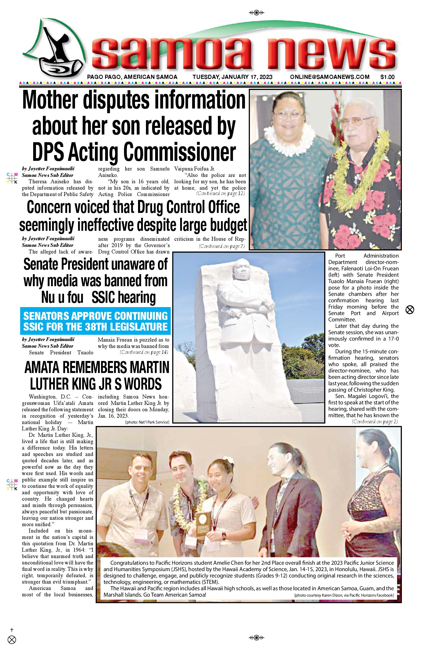 SN News Tuesday, January 17, 2023