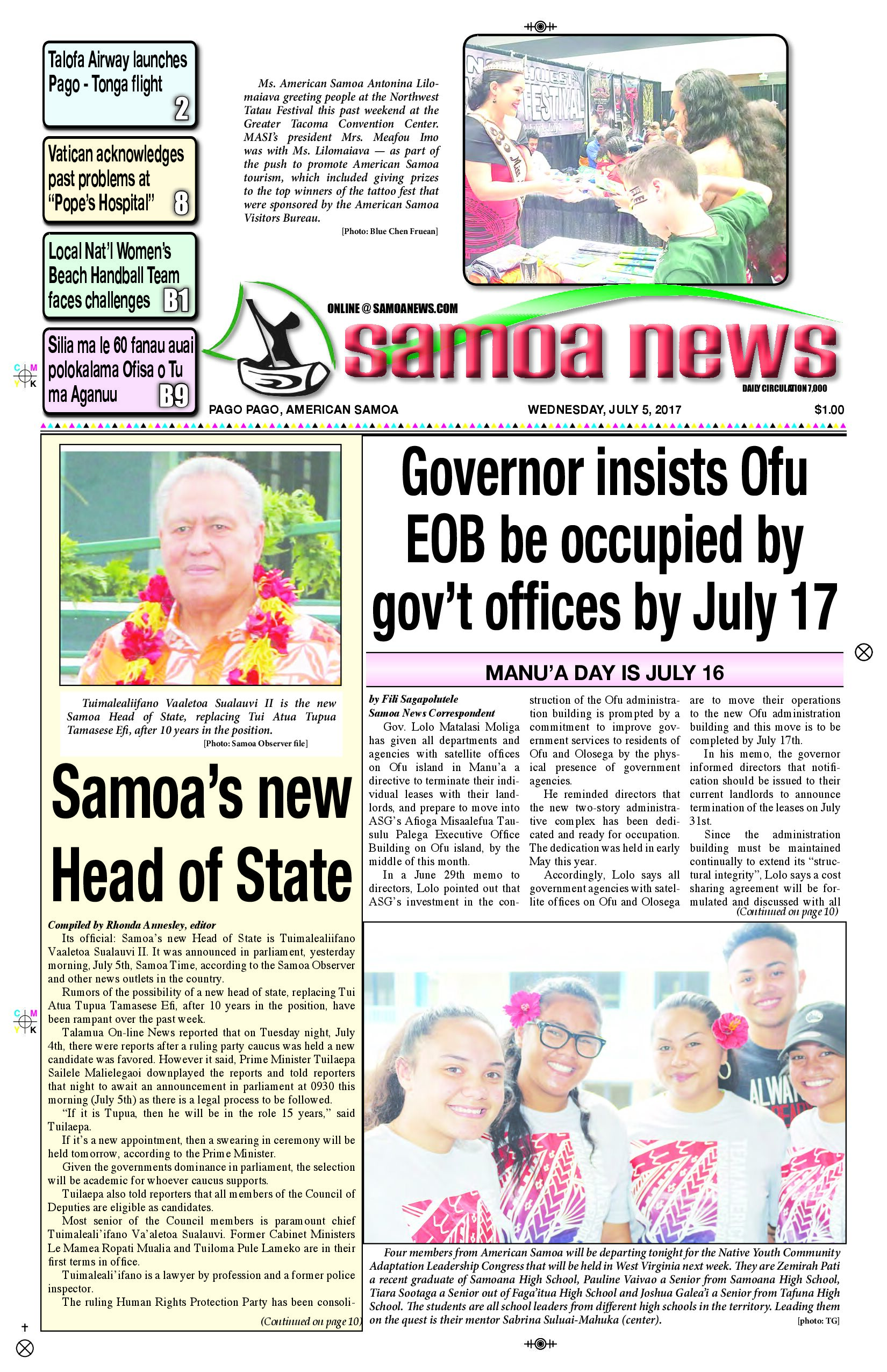 SN News Wednesday July 5, 2017