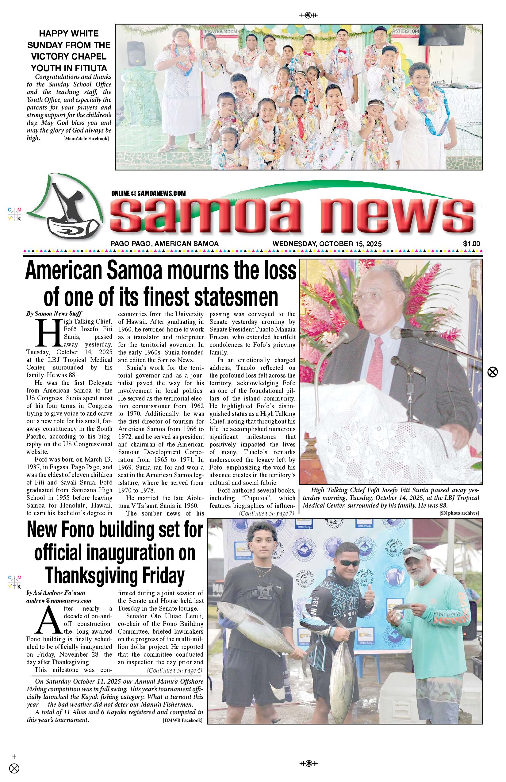 SN News Wednesday, October 15, 2025