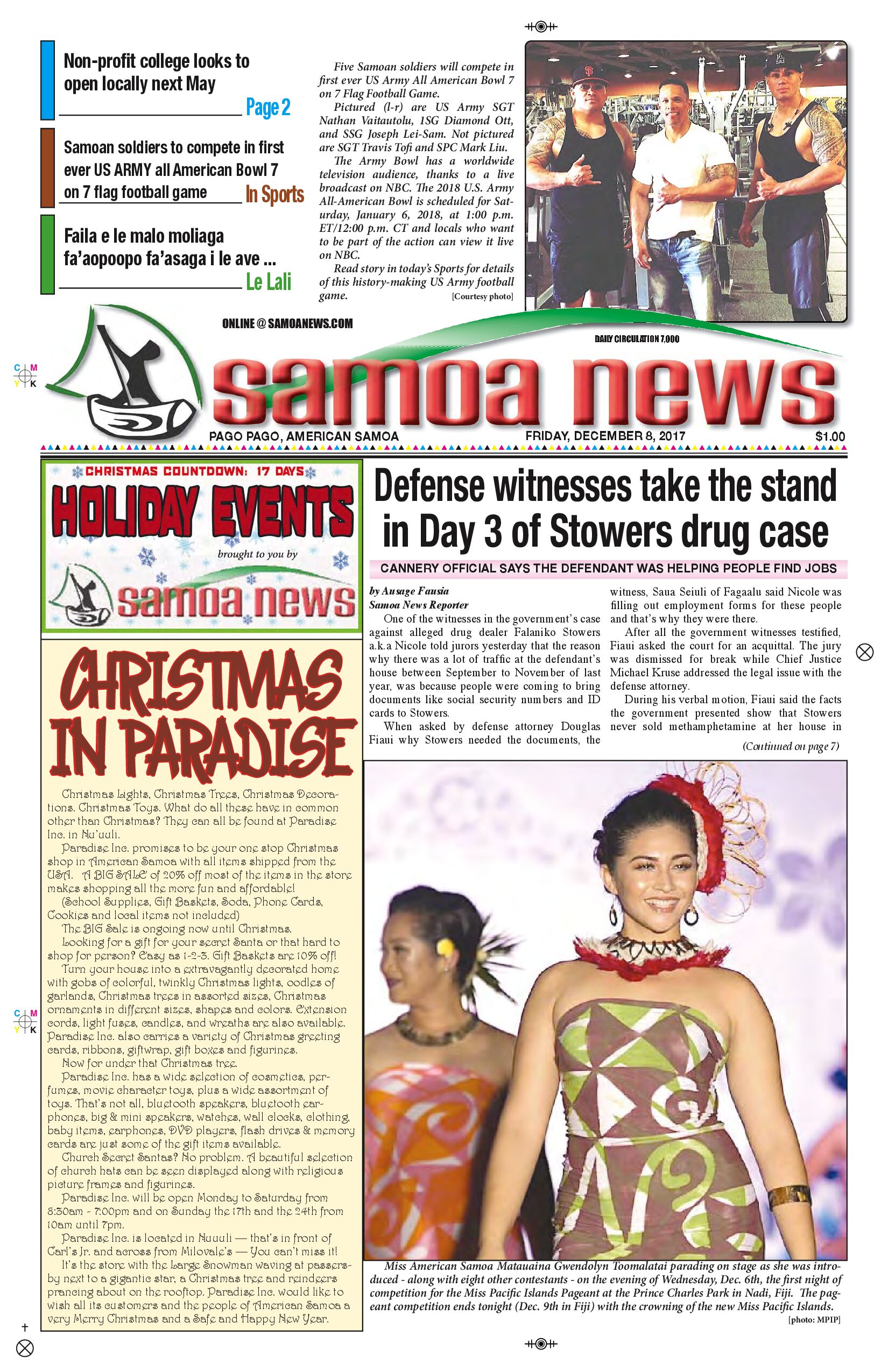 SN News Friday, Dec. 08, 2017
