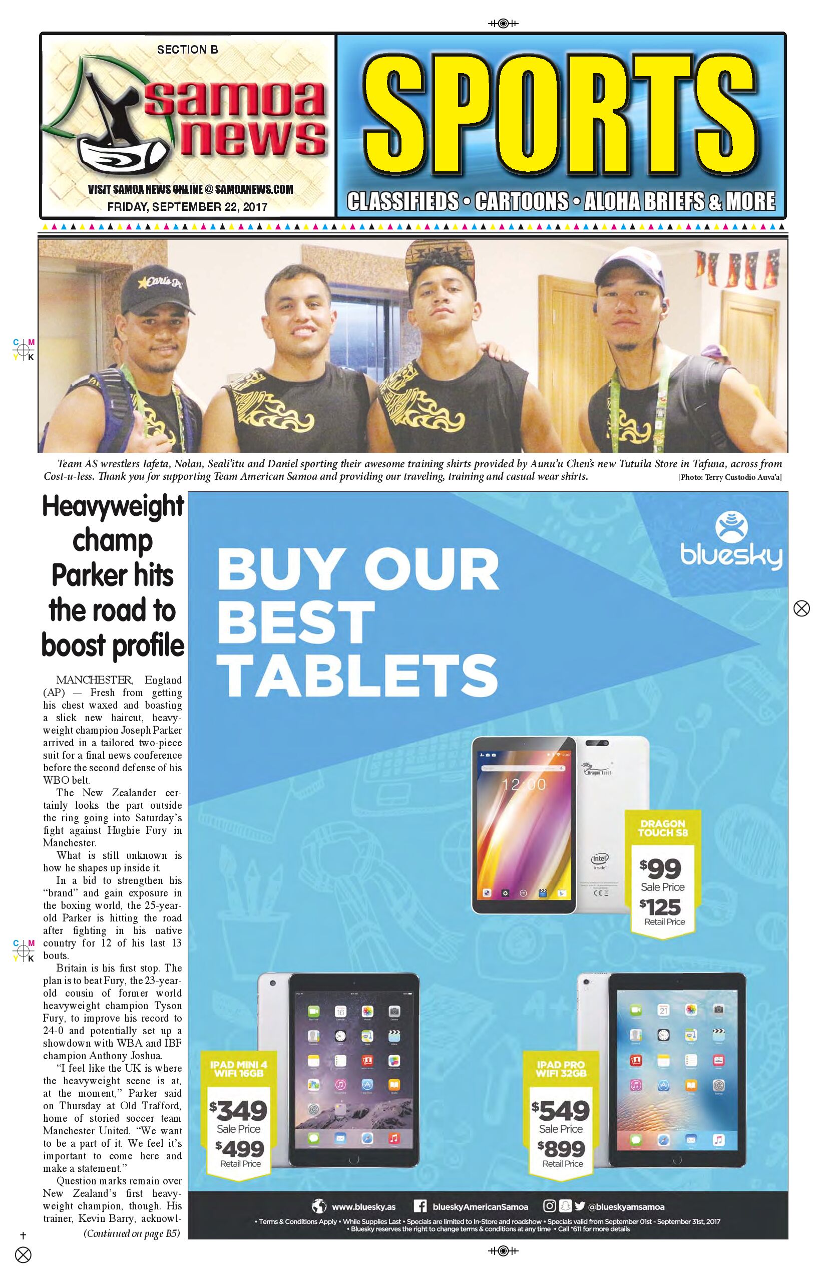 SN Sports Friday, Sept. 22, 2017