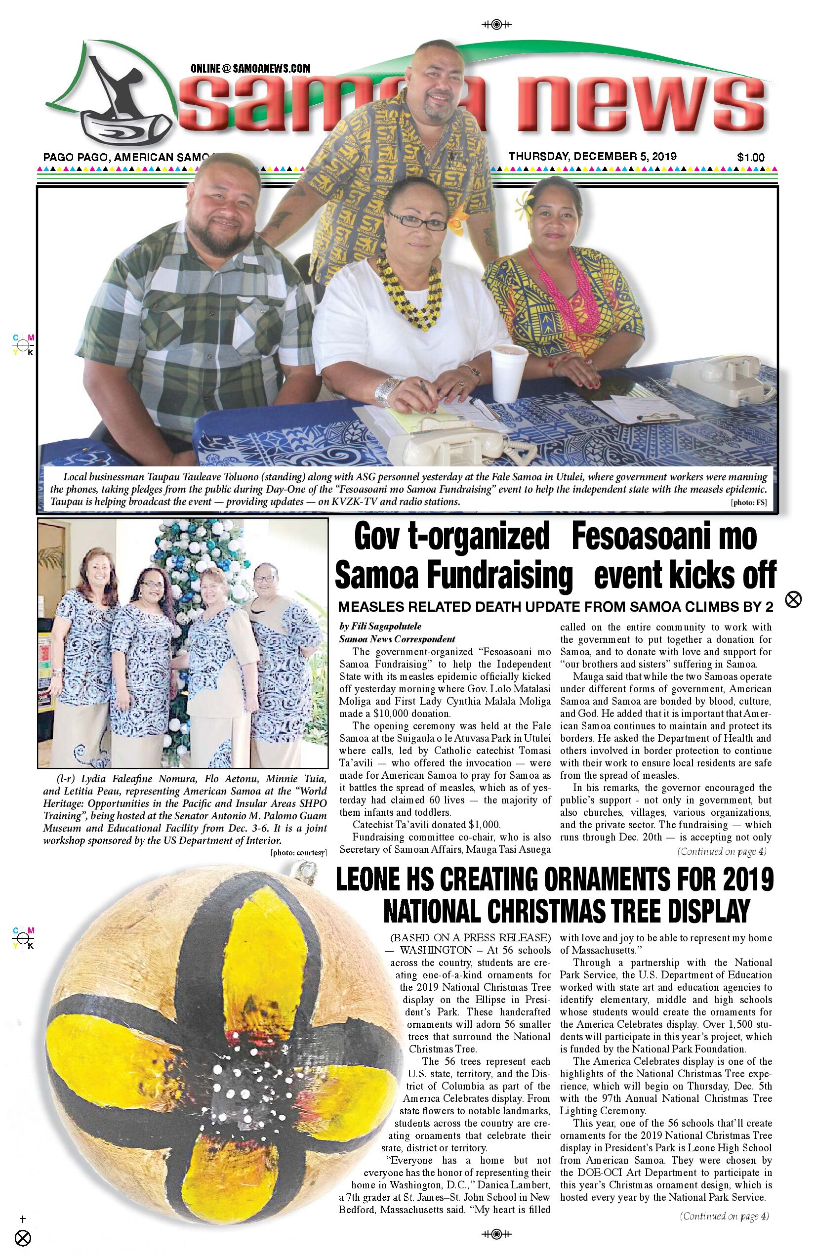 SN News Thursday, December 05, 2019