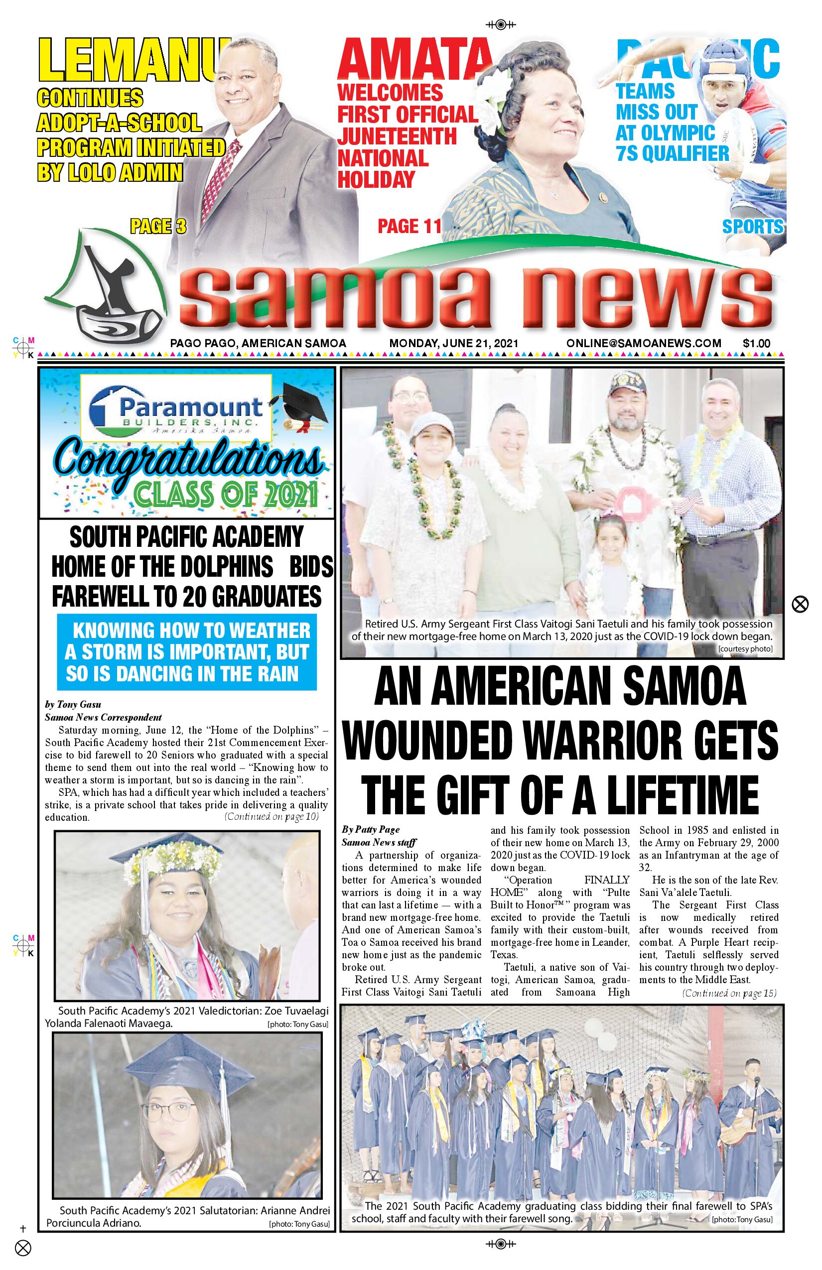 SN News Monday, June 21, 2021