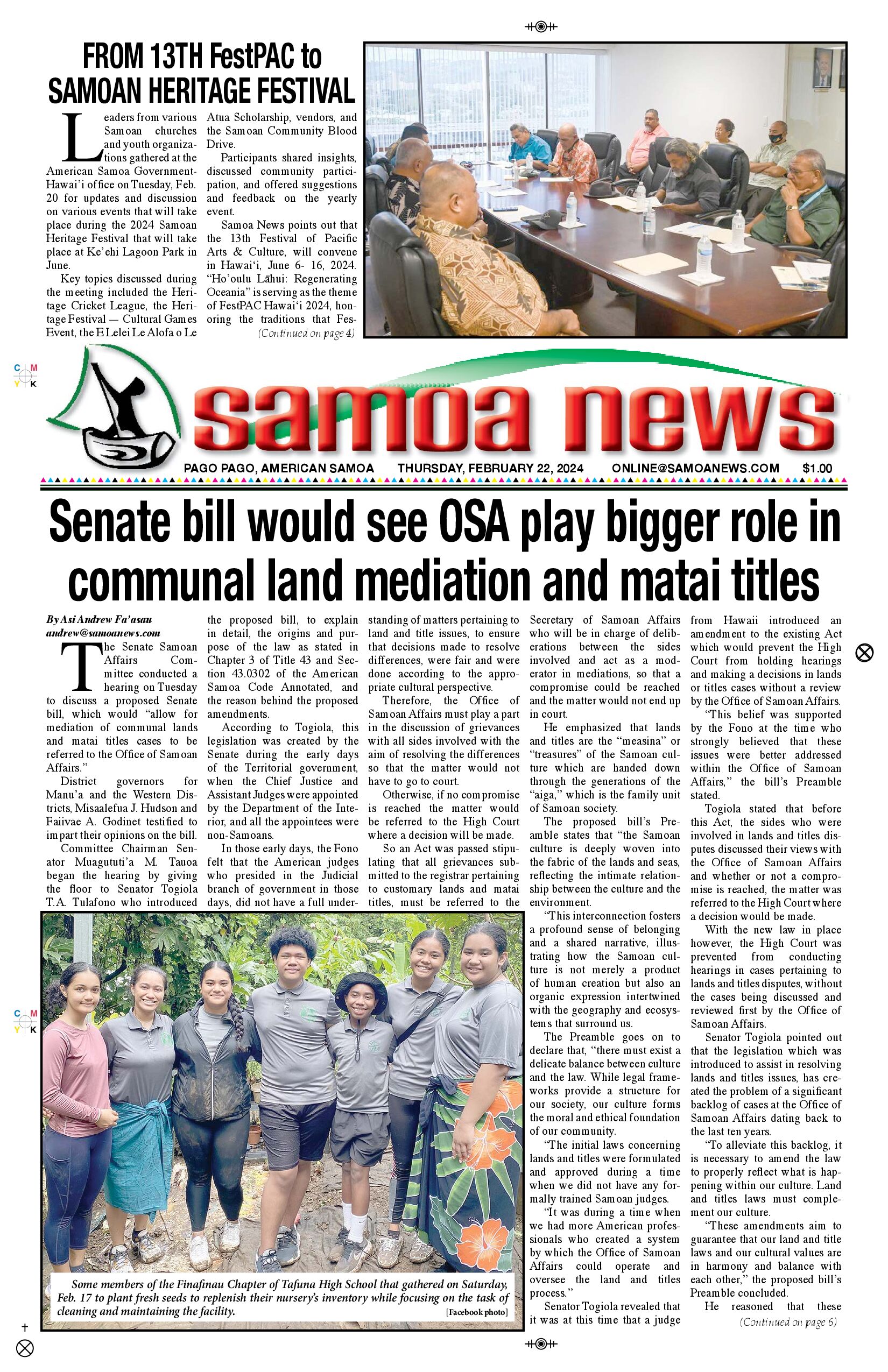 SN News Thursday, February 22, 2024