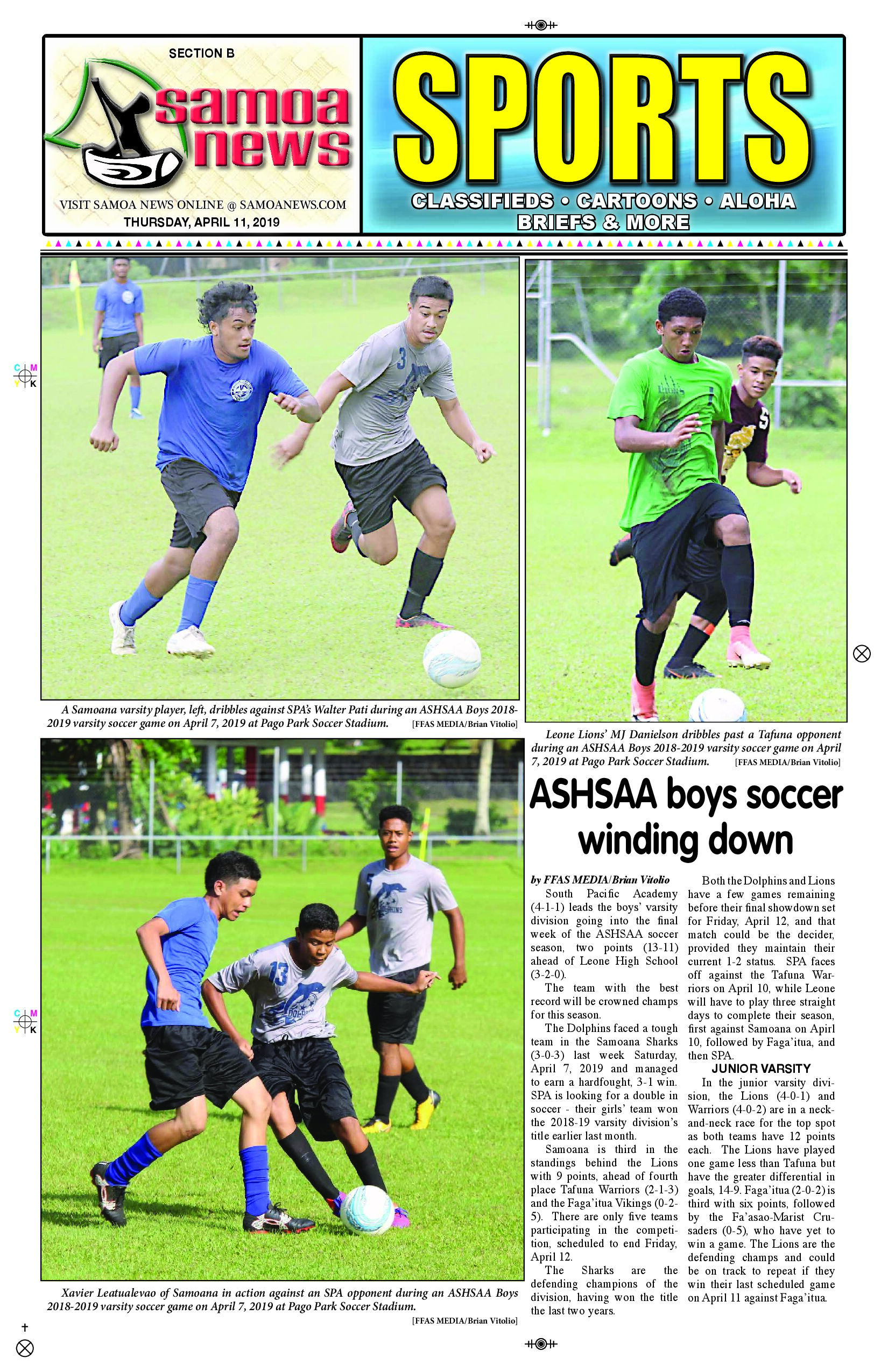 SN Sports Thursday, April 11, 2019