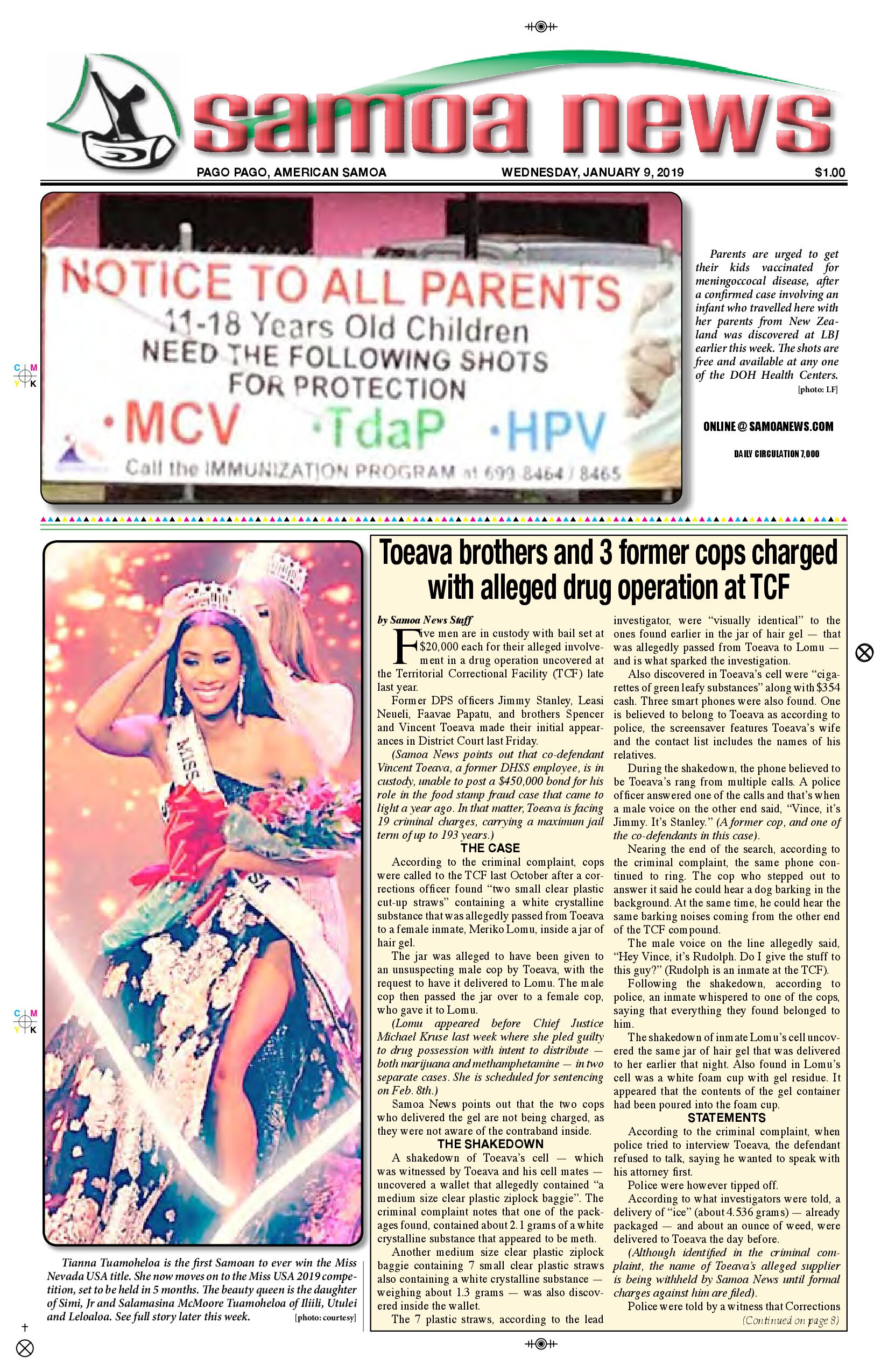 SN News Wednesday, January 09, 2019