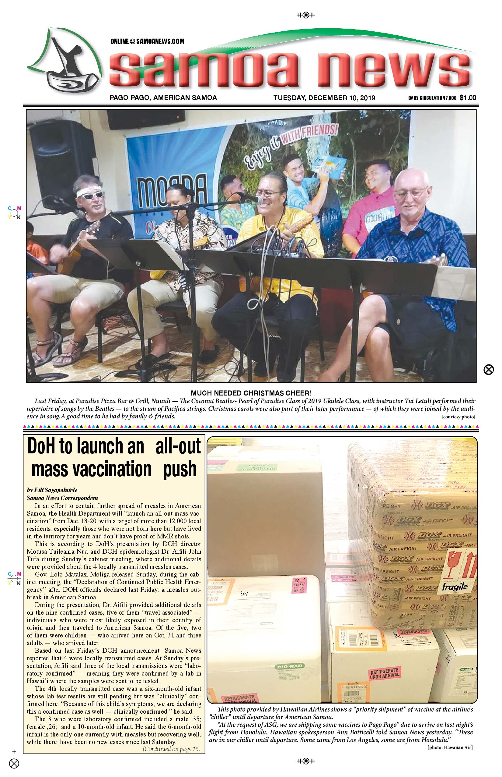 SN News Tuesday, December 10, 2019