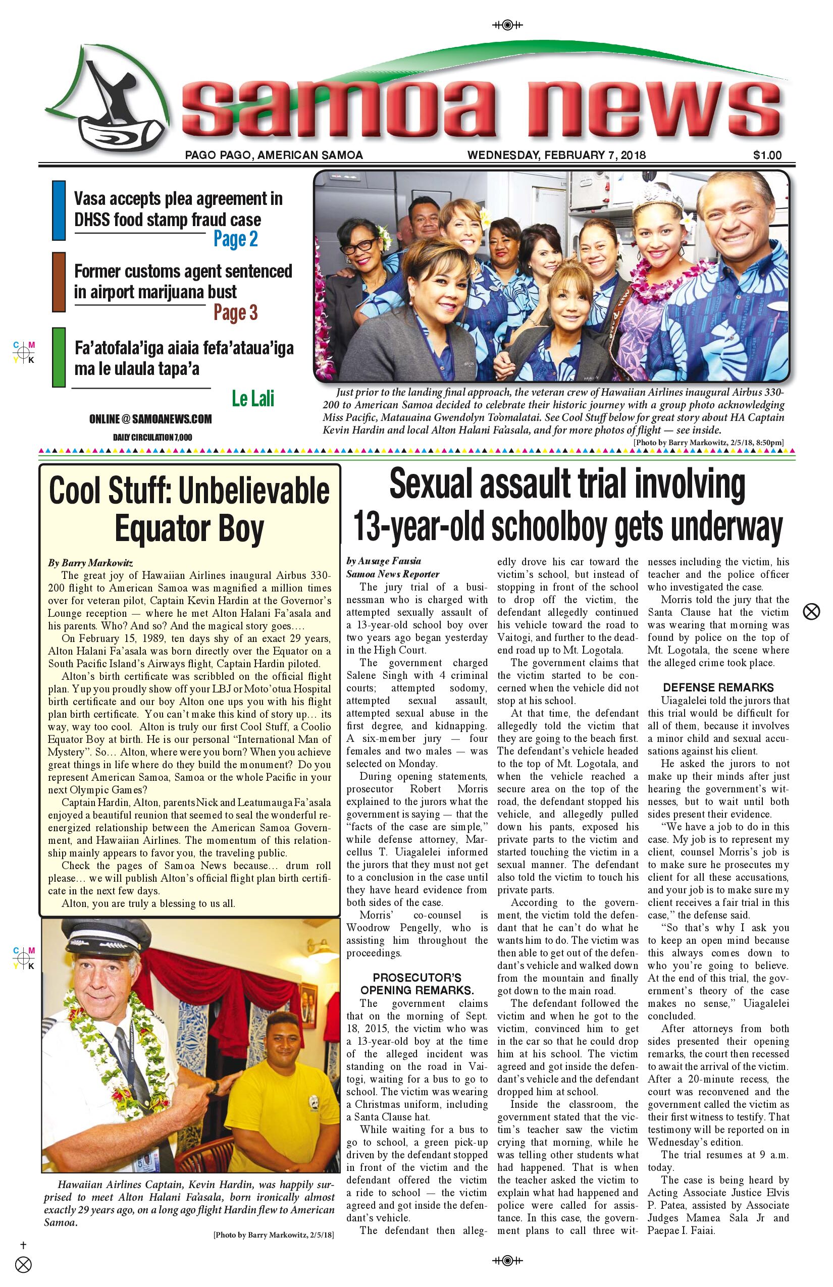 SN News Wednesday, Feb. 7, 2018