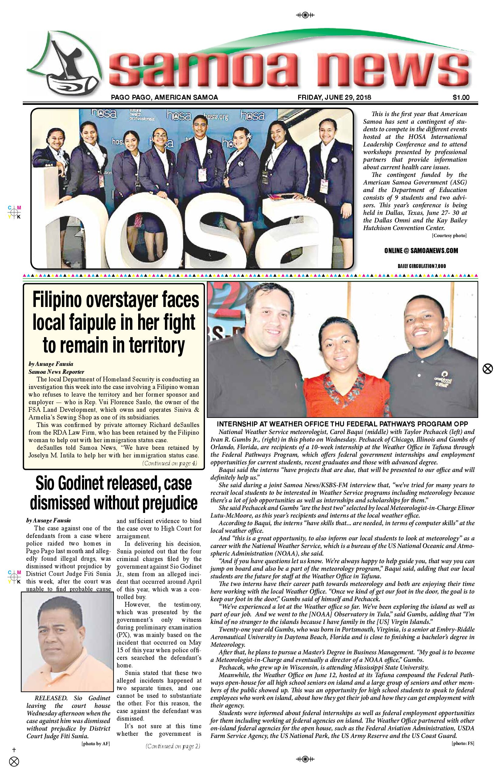 SN News Friday, June 29, 2018