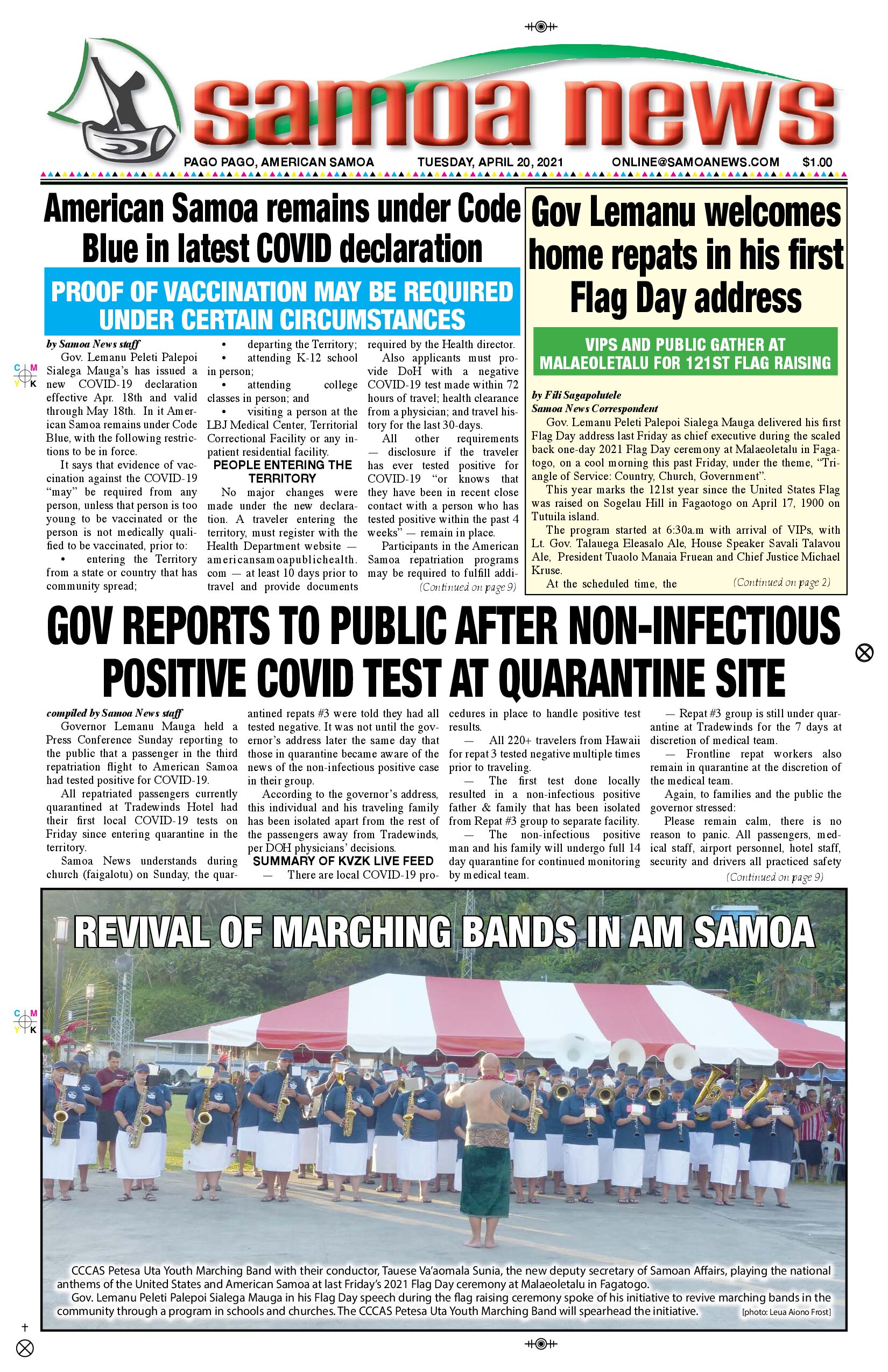 SN News Tuesday, April 20, 2021