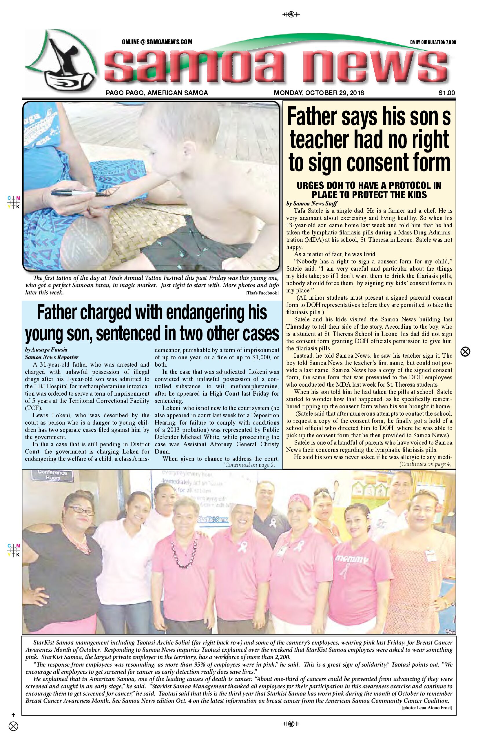 SN News Monday, October 29, 2018