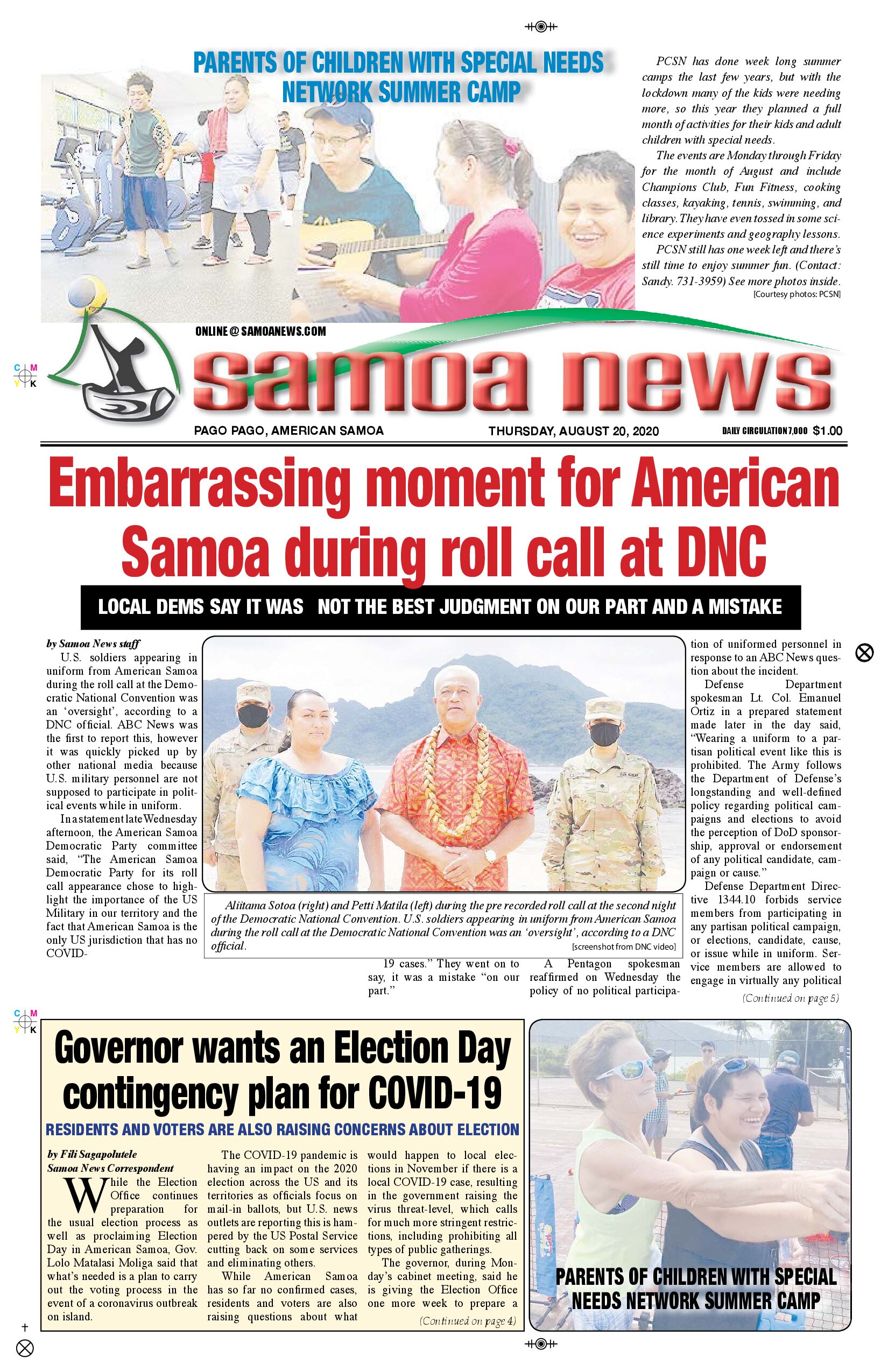 SN News Thursday, August 20, 2020