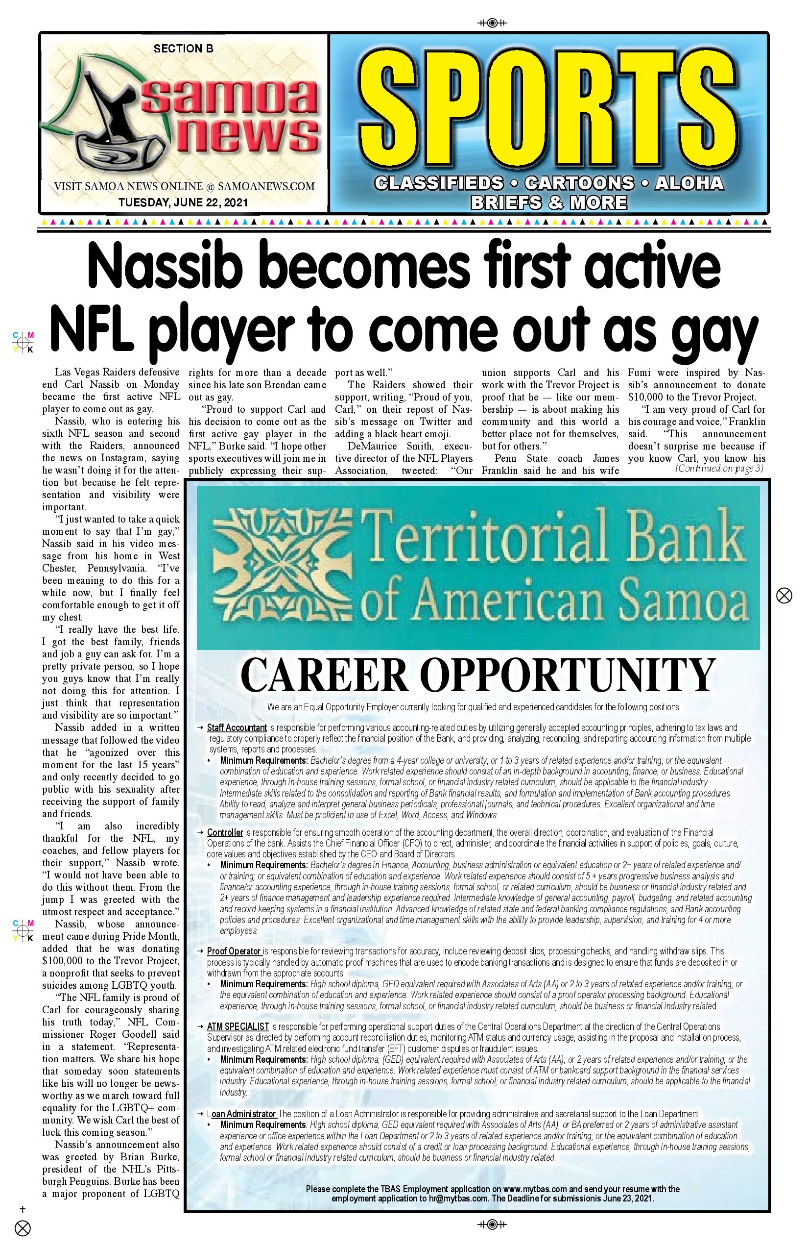 SN Sports Tuesday, June 22, 2021