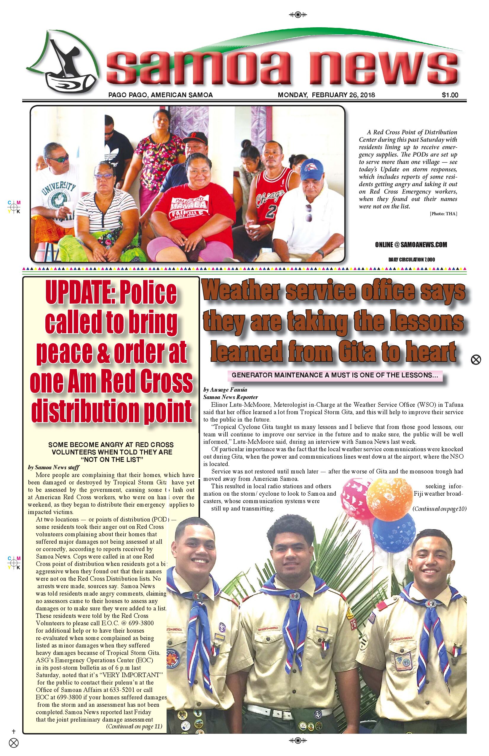 SN News Monday, Feb. 26, 2018