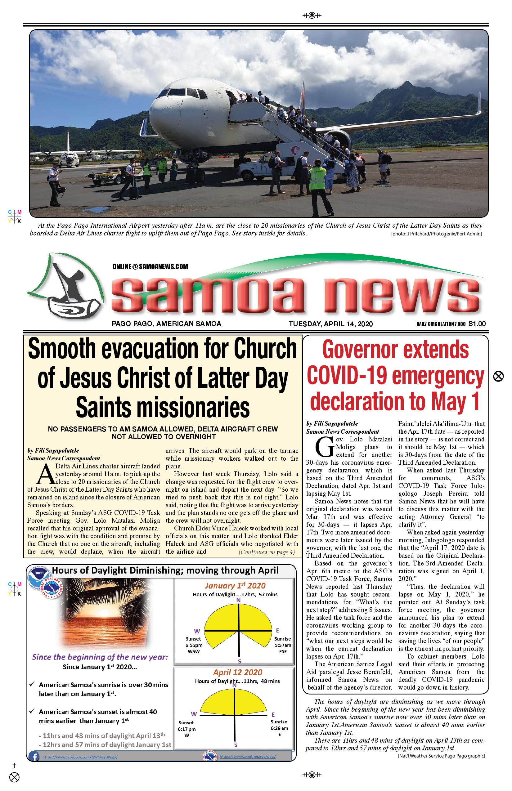 SN News Tuesday, April 14, 2020