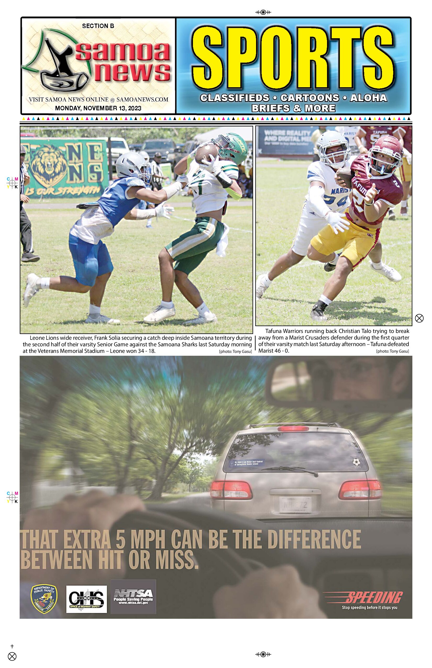 SN Sports Monday, November 13, 2023