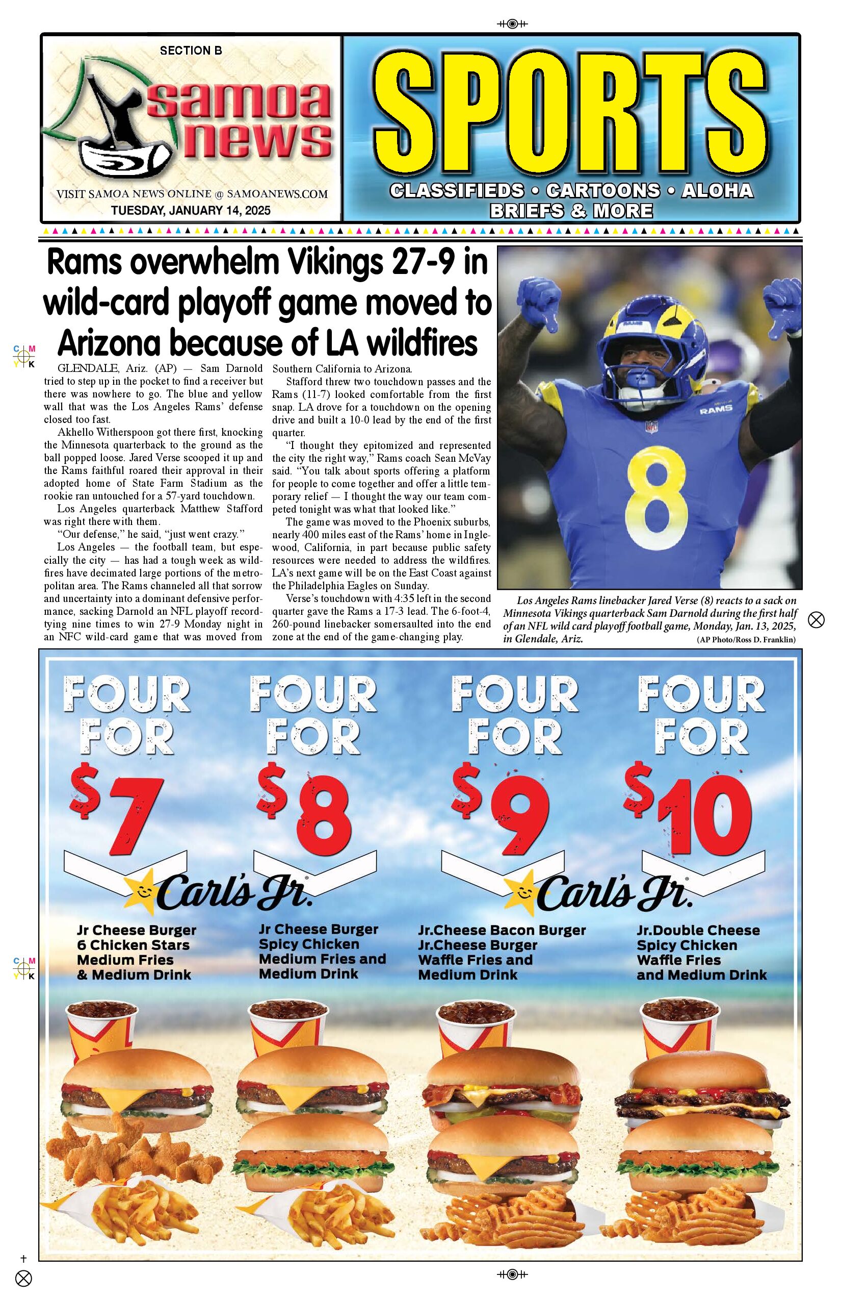 SN Sports Tuesday, January 14, 2025