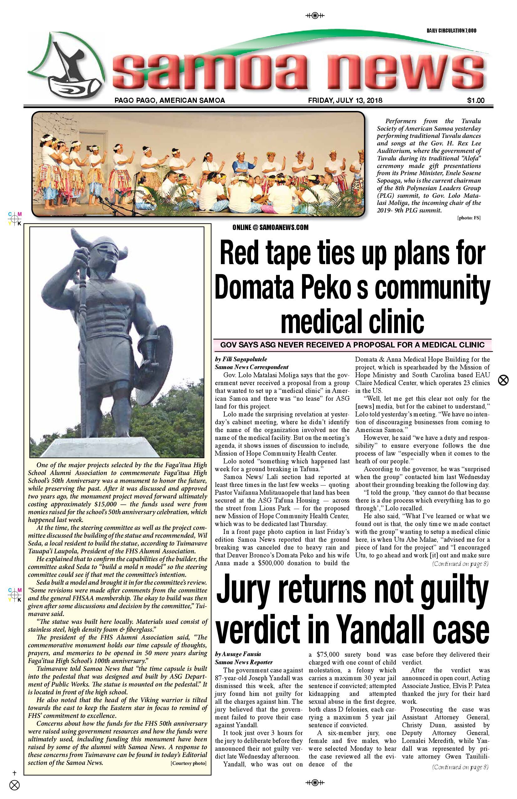 SN News Friday, July 13, 2018