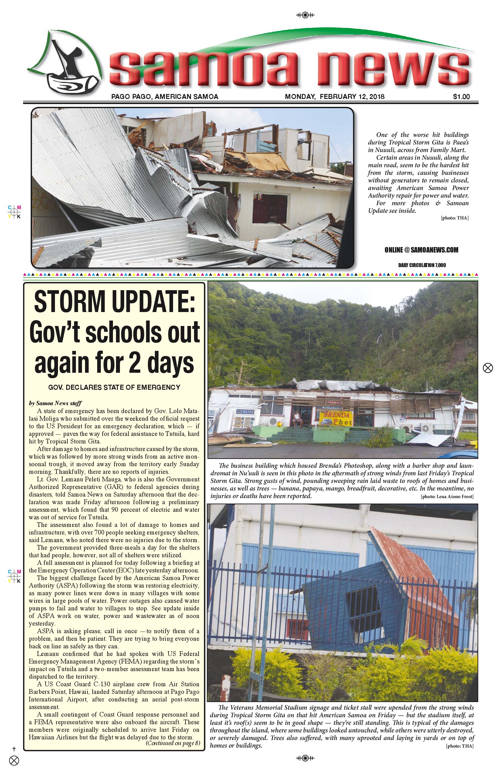 SN News Monday, Feb. 12, 2018