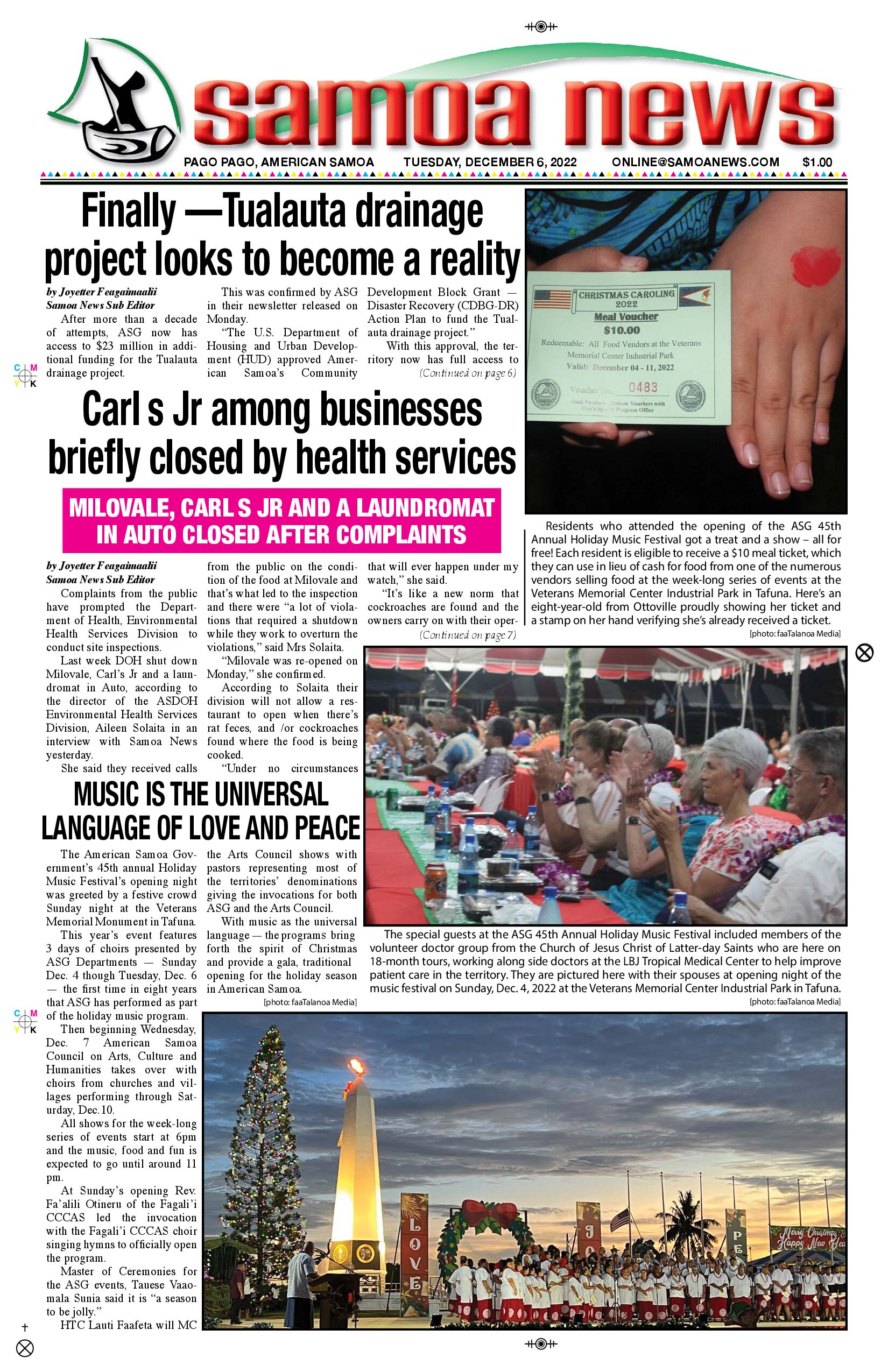 SN News Tuesday, December 06, 222