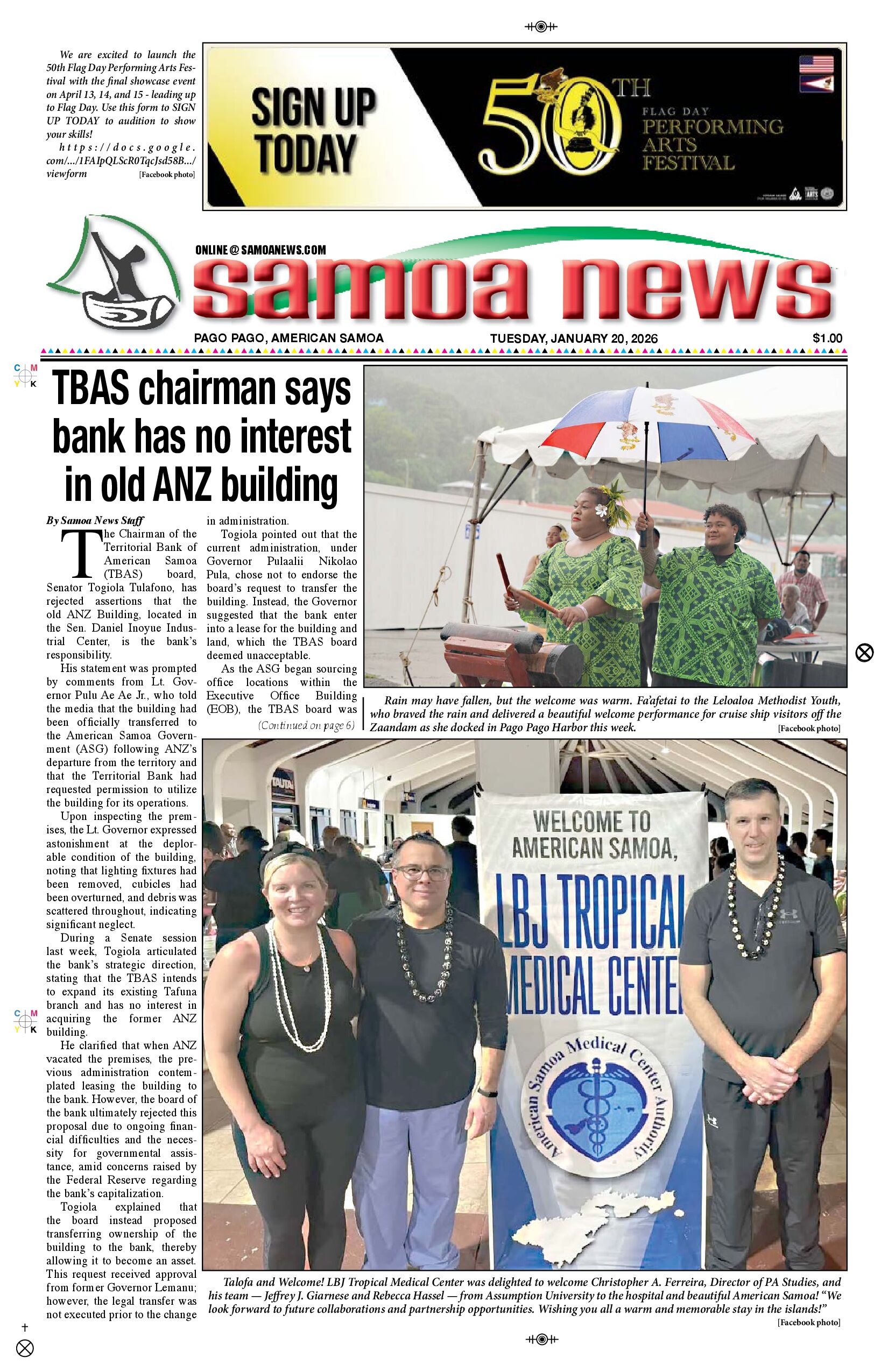 SN News Tuesday, January 20, 2026