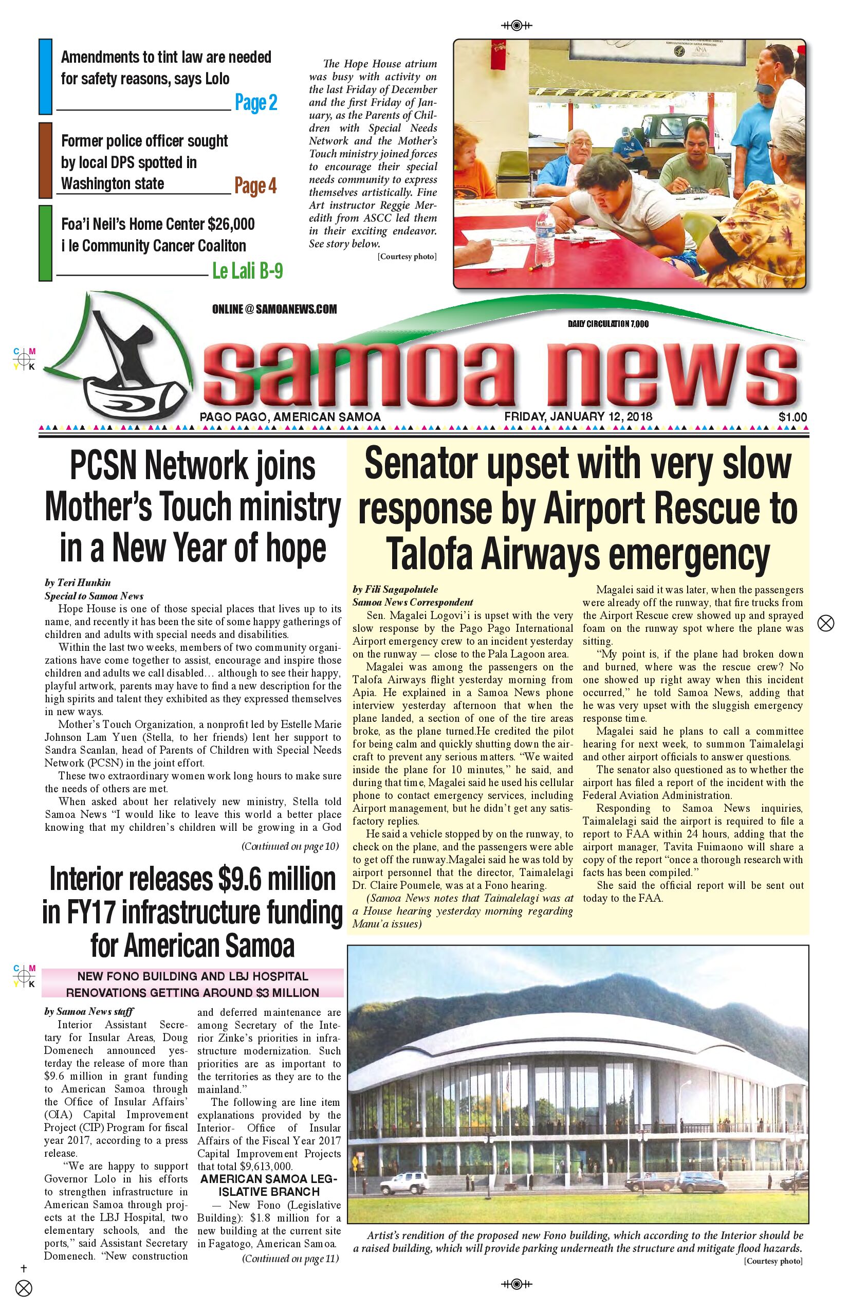 SN News Friday, Jan. 12, 2018