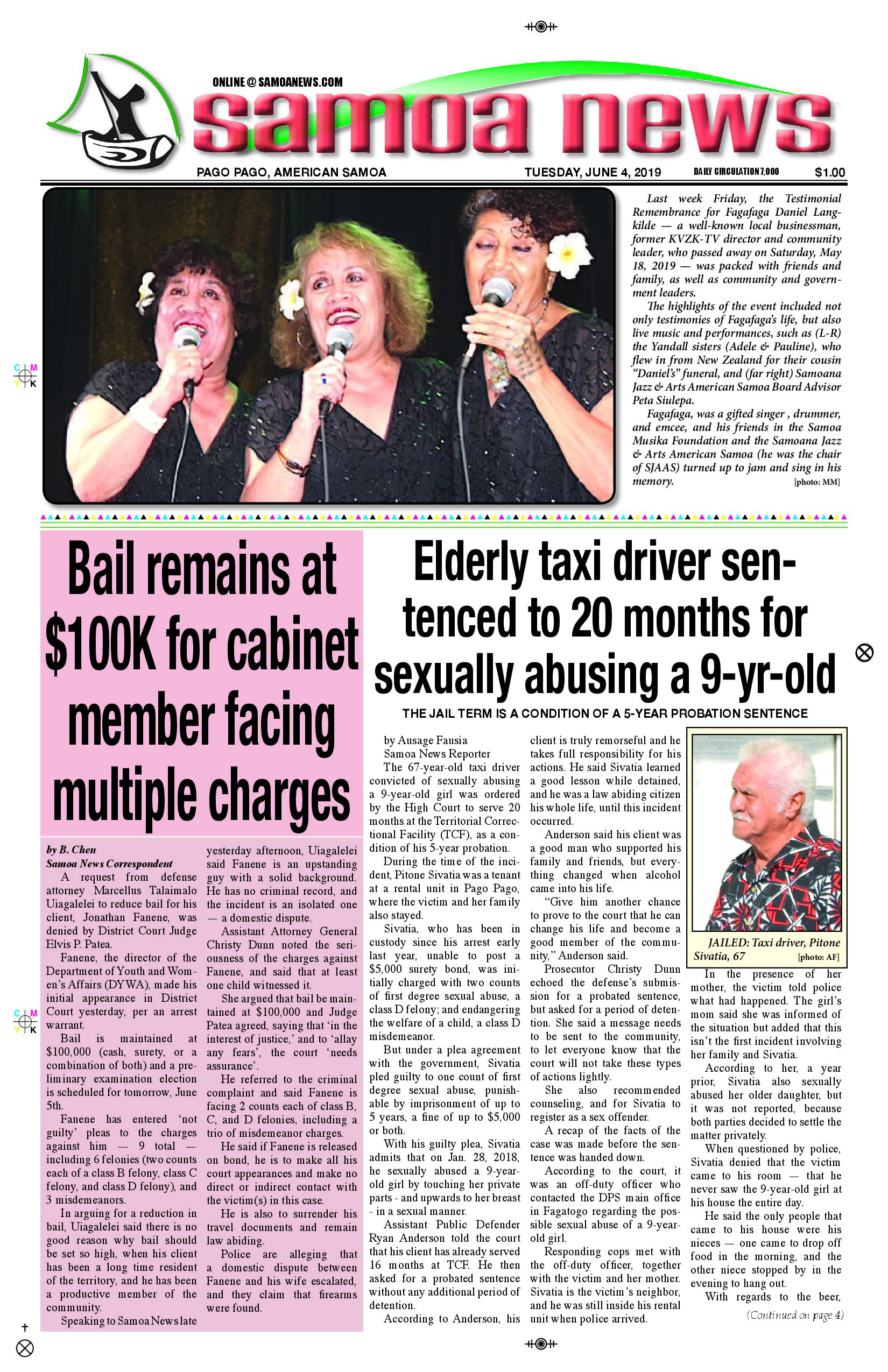 SN News Tuesday, June 04, 2019