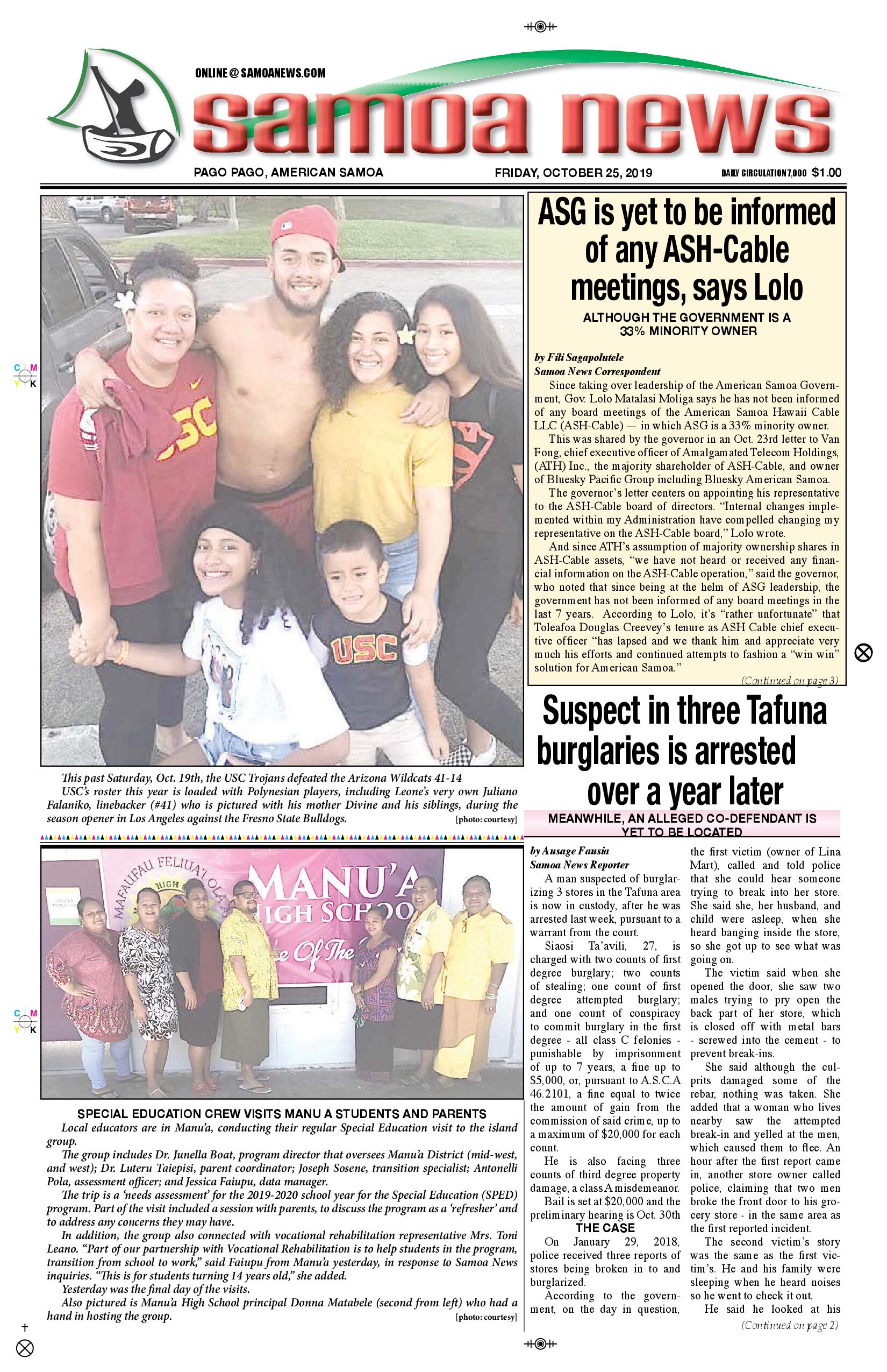 SN News Friday, October 25, 2019