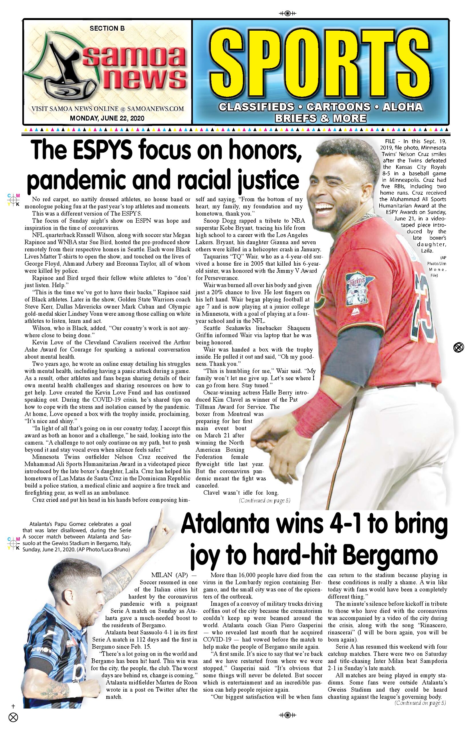 SN Sports Monday, June 22, 2020