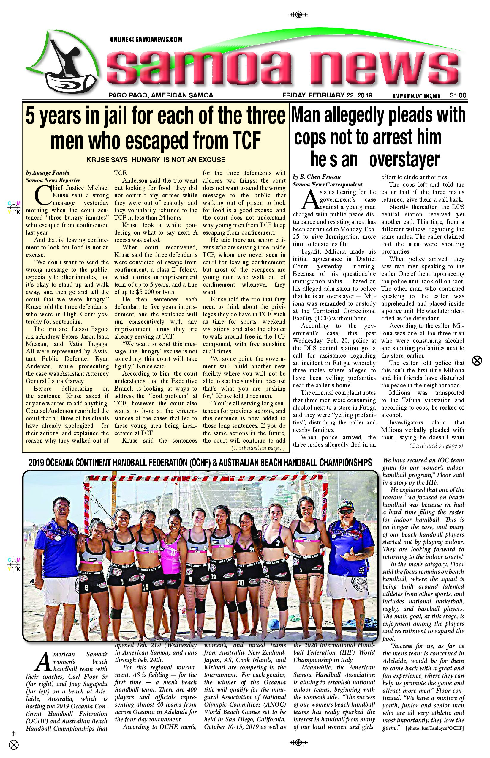 SN News Friday, February 22, 2019