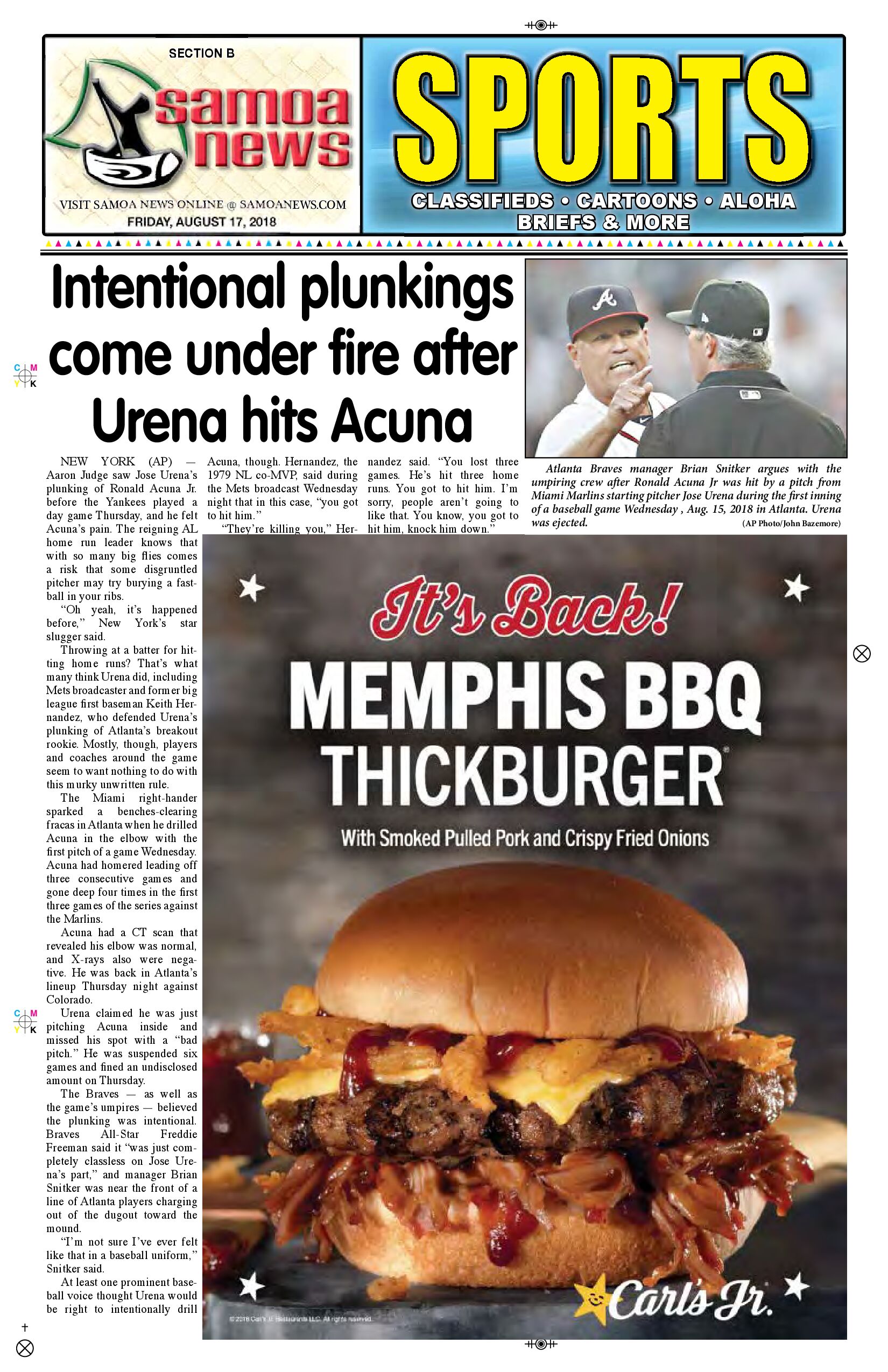 SN Sports Friday August 17, 2018