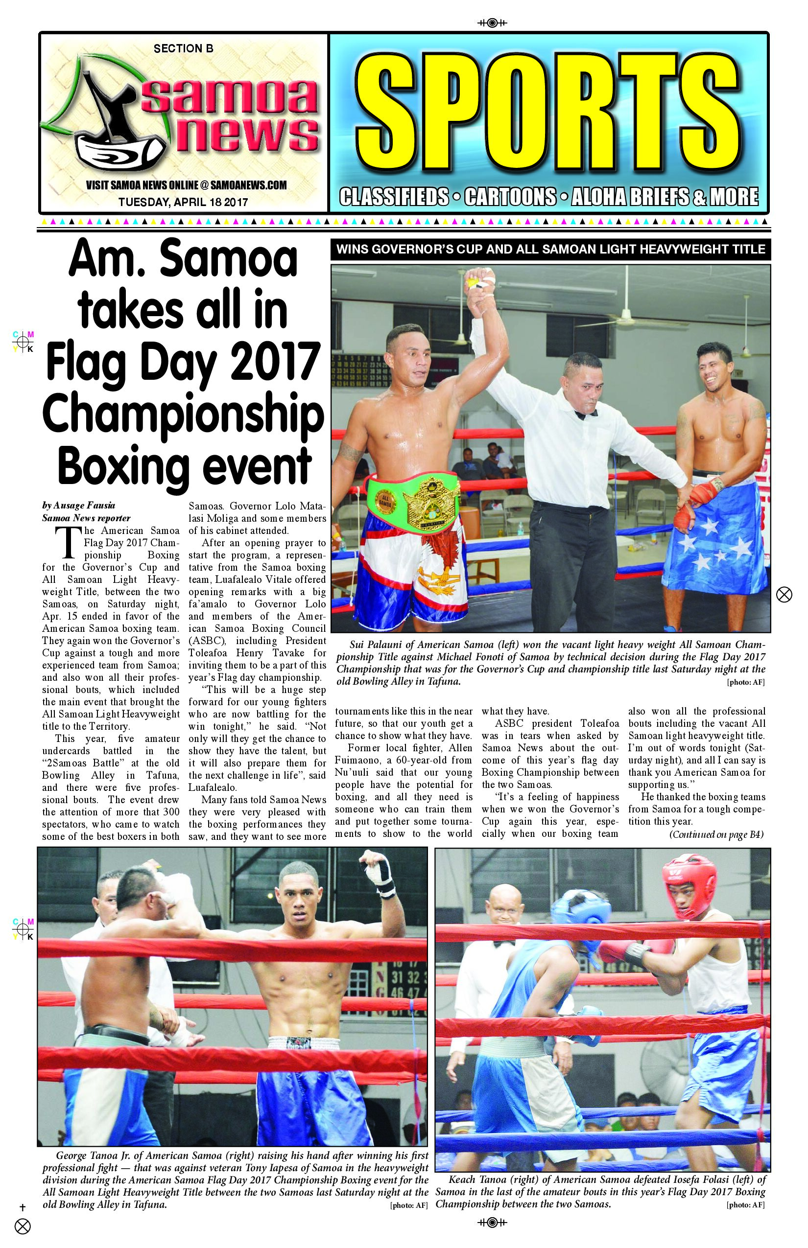 SN Sports Tuesday, April 18, 2017