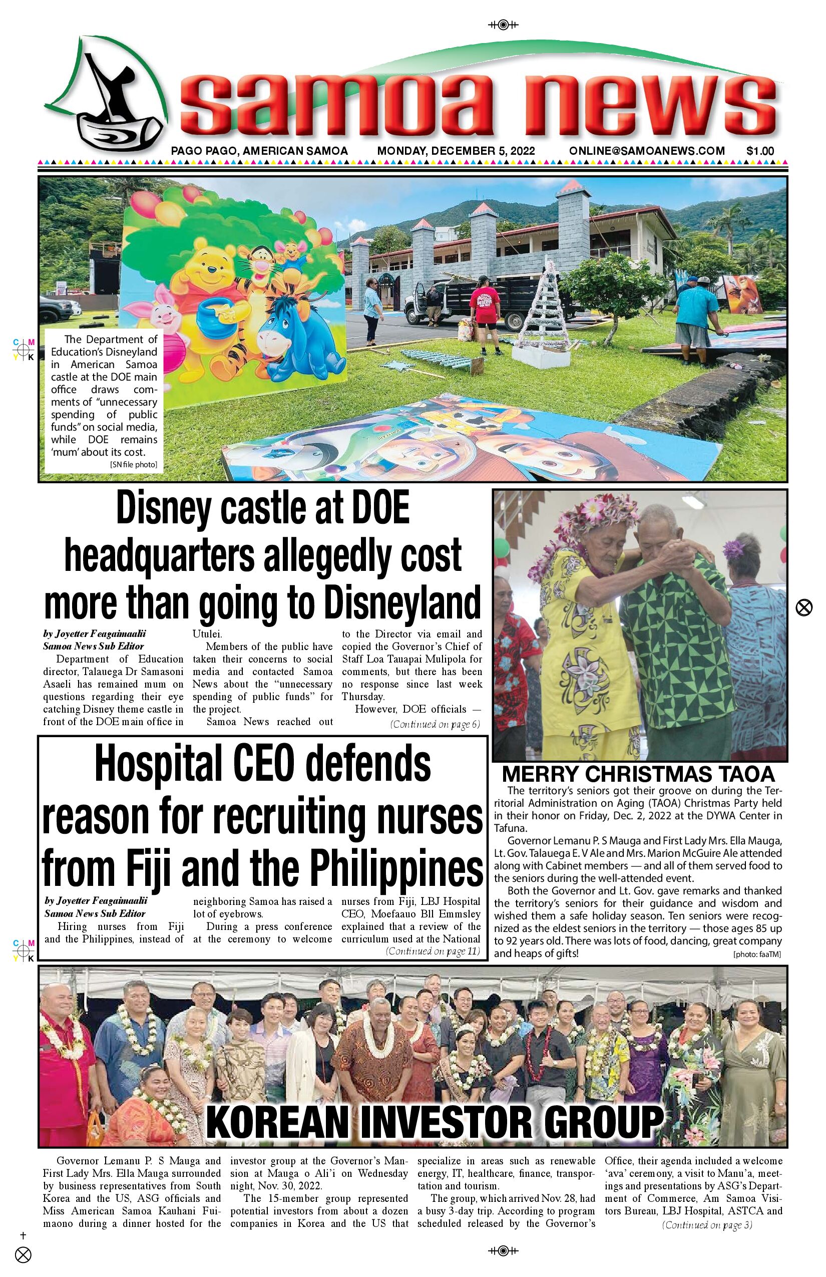 SN News Monday, December 05, 2022