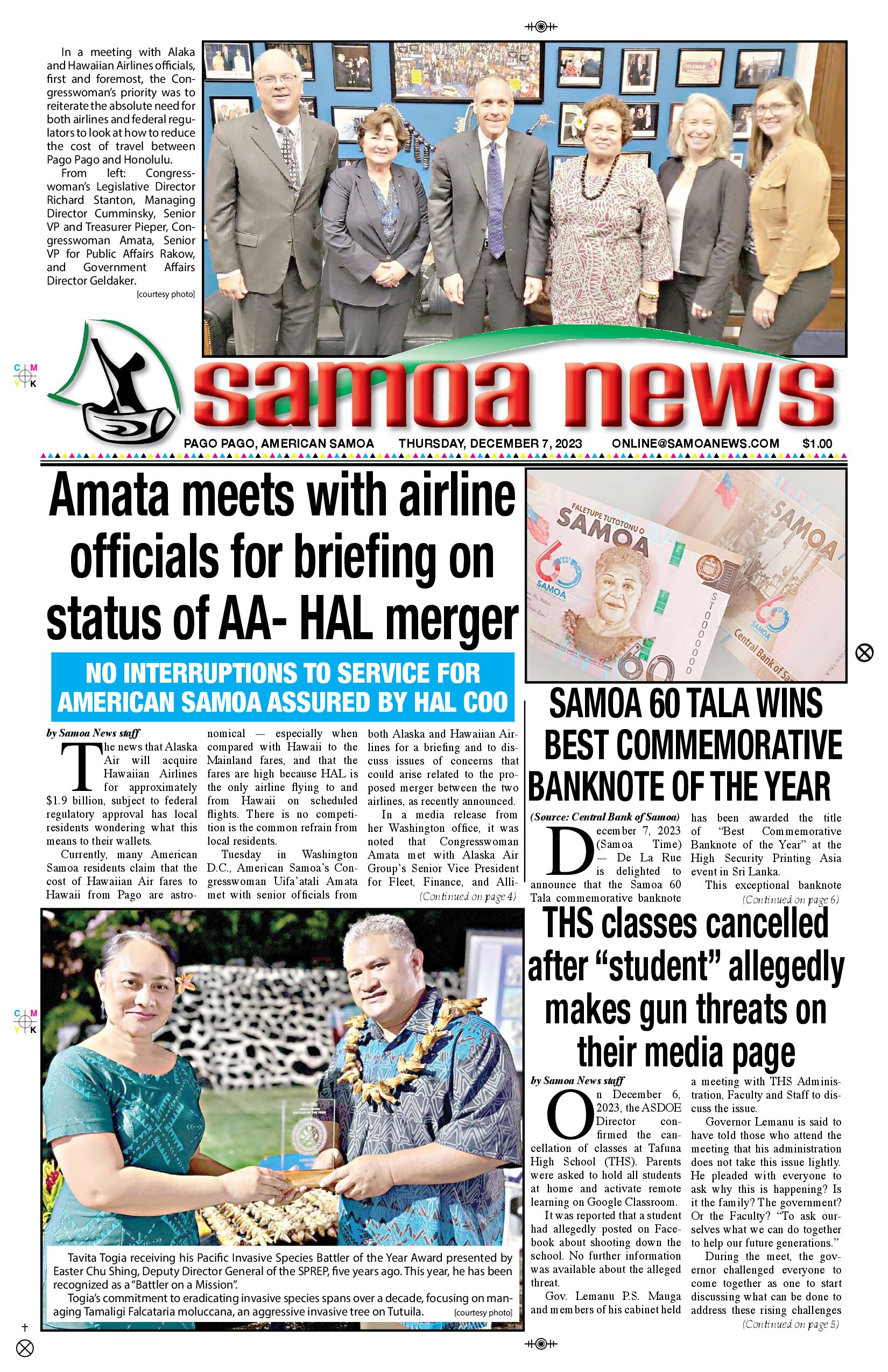 SN News Thursday, Decmber 07, 2023