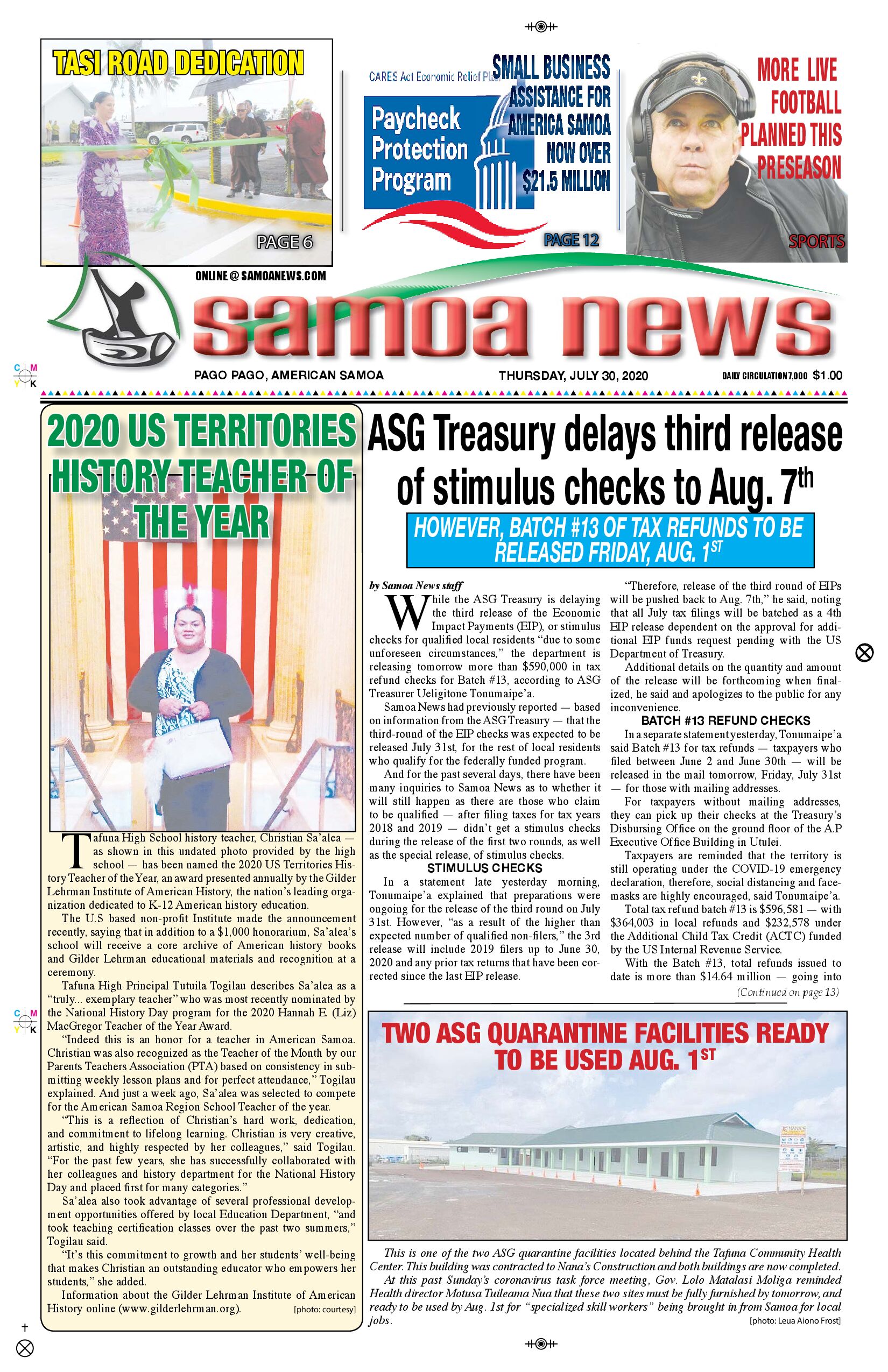 SN News Thursday, July 30, 2020