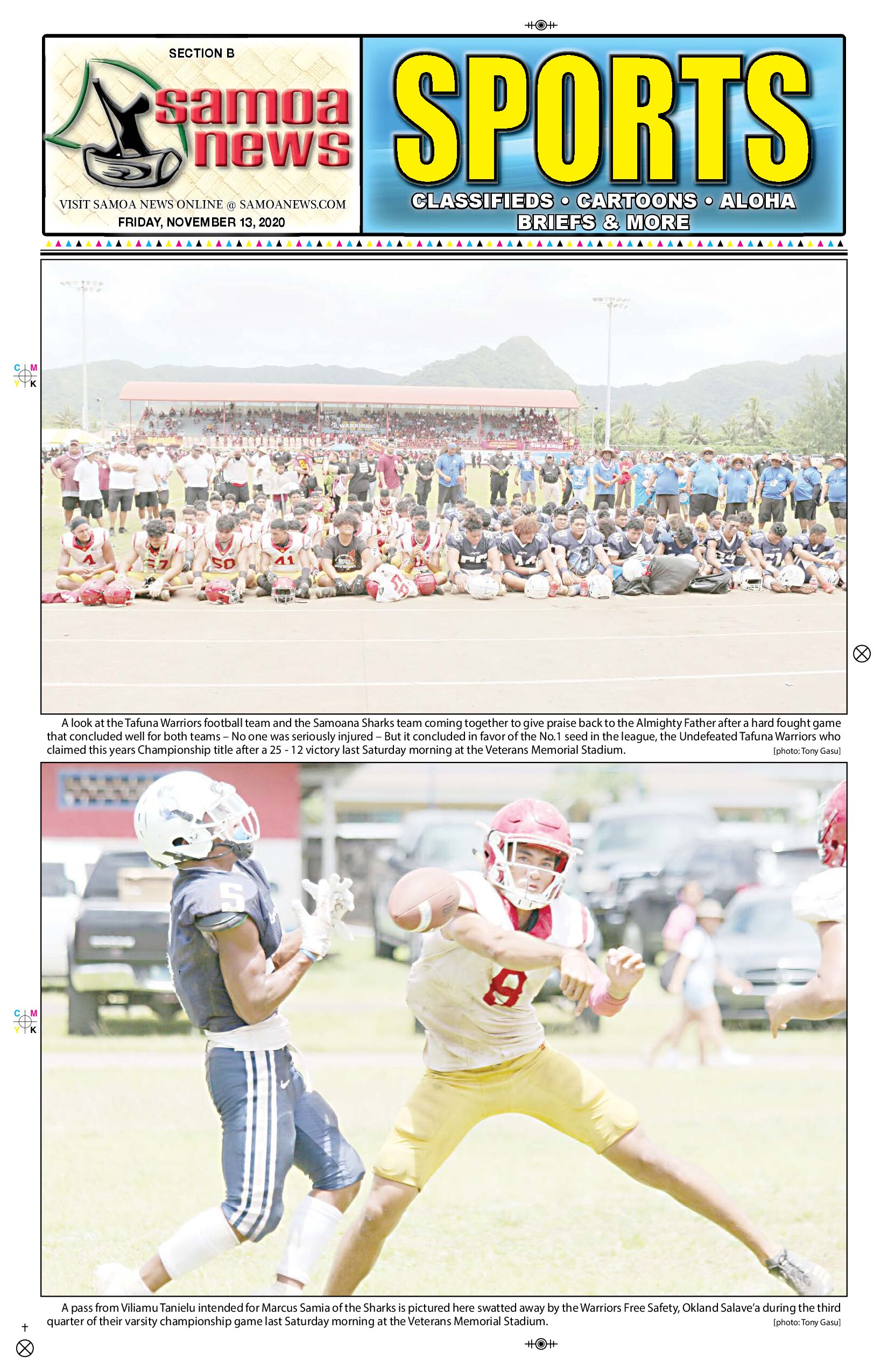 SN Sports Friday, Nov. 13, 2020